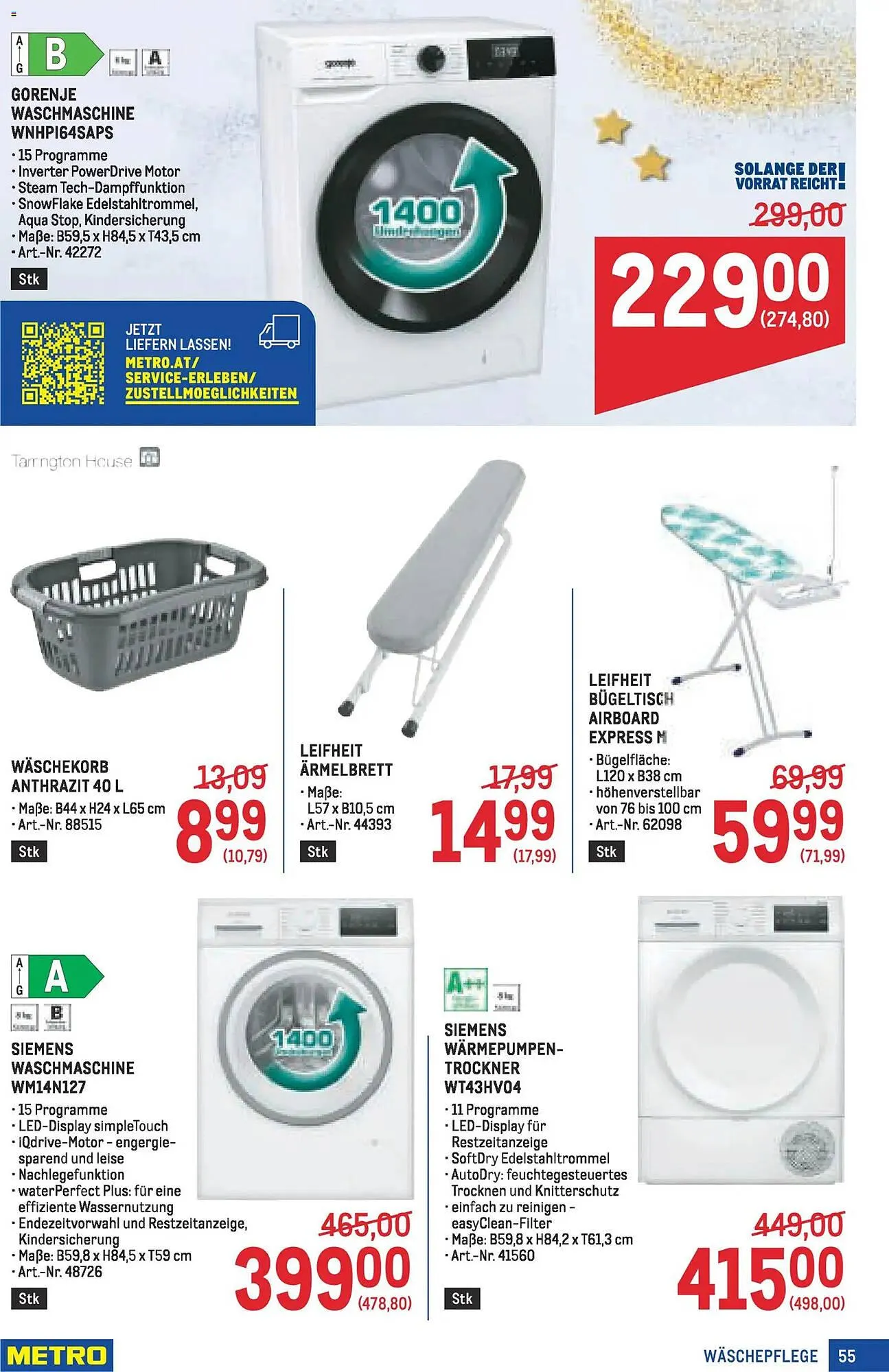 Metro Flugblatt von 27. November bis 10. Dezember 2025 - Flugblätt seite  55