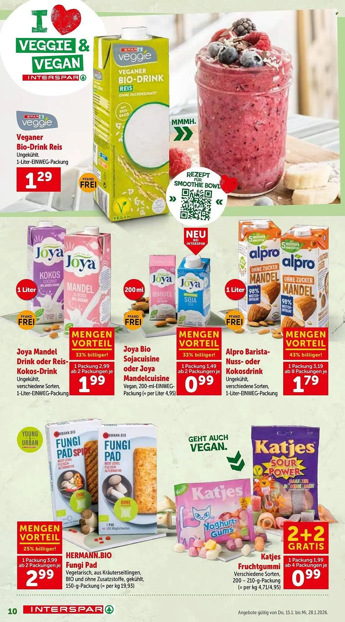 Interspar Flugblatt von 15. Jänner bis 28. Jänner 2026 - Flugblätt seite  10