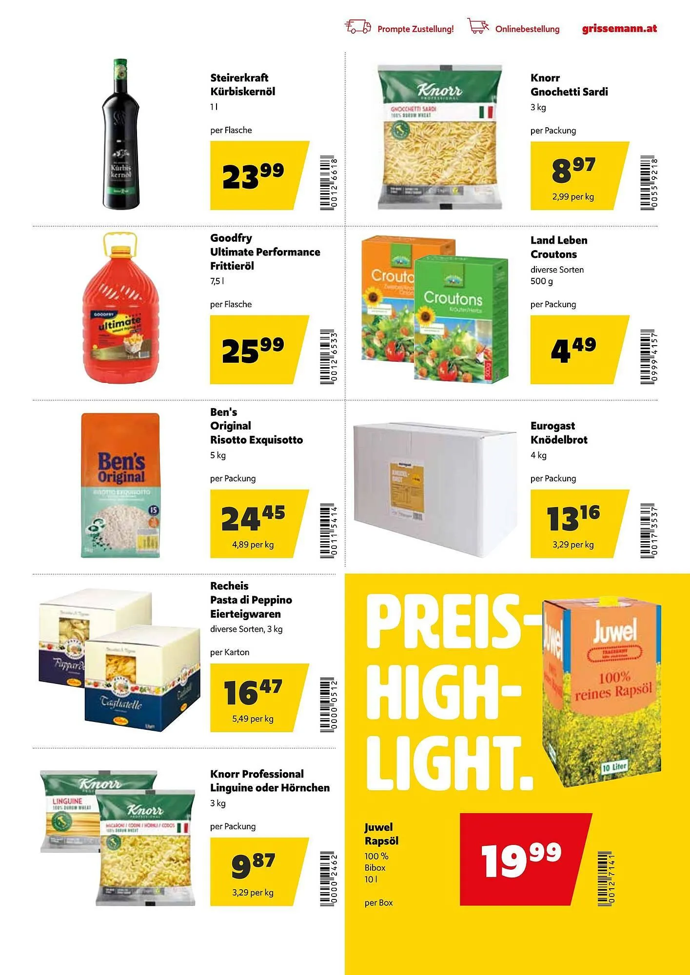 Eurogast Grissemann Flugblatt von 23. Februar bis 7. März 2026 - Flugblätt seite  13