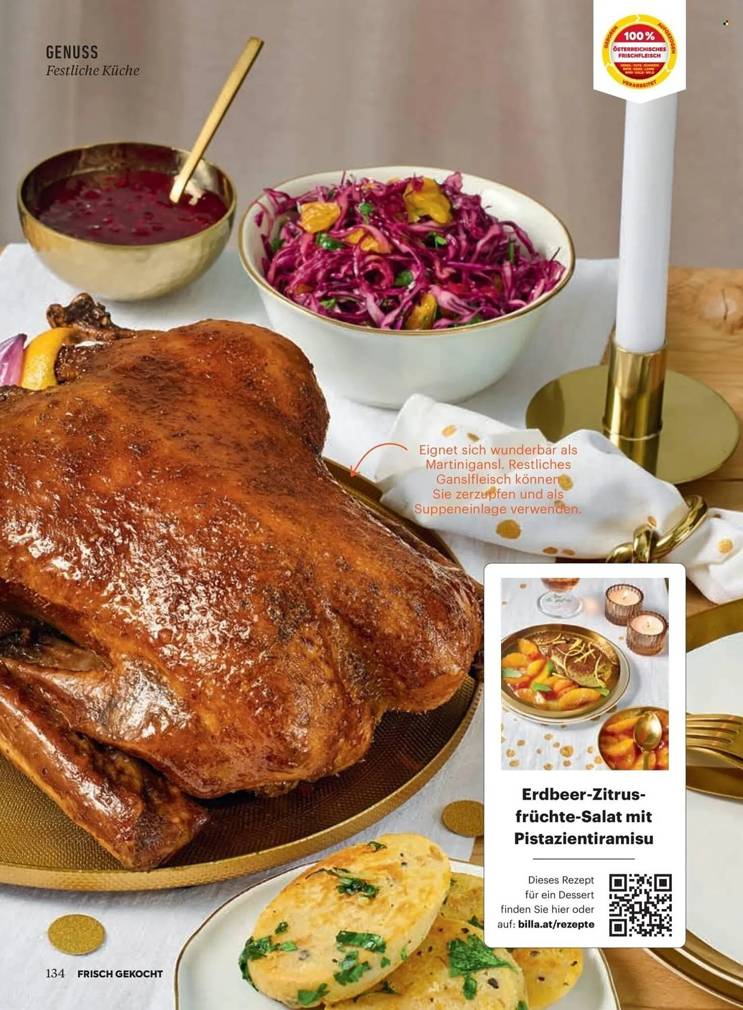 Billa Flugblatt von 1. November bis 30. November 2025 - Flugblätt seite  130