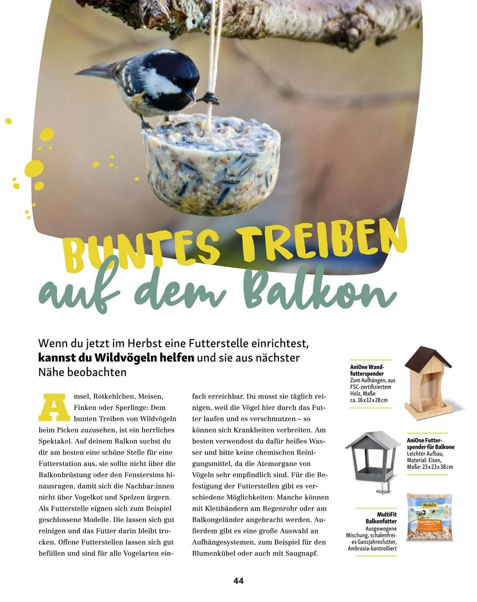 Fressnapf Flugblatt von 30. August bis 31. Oktober 2023 - Flugblätt seite 44