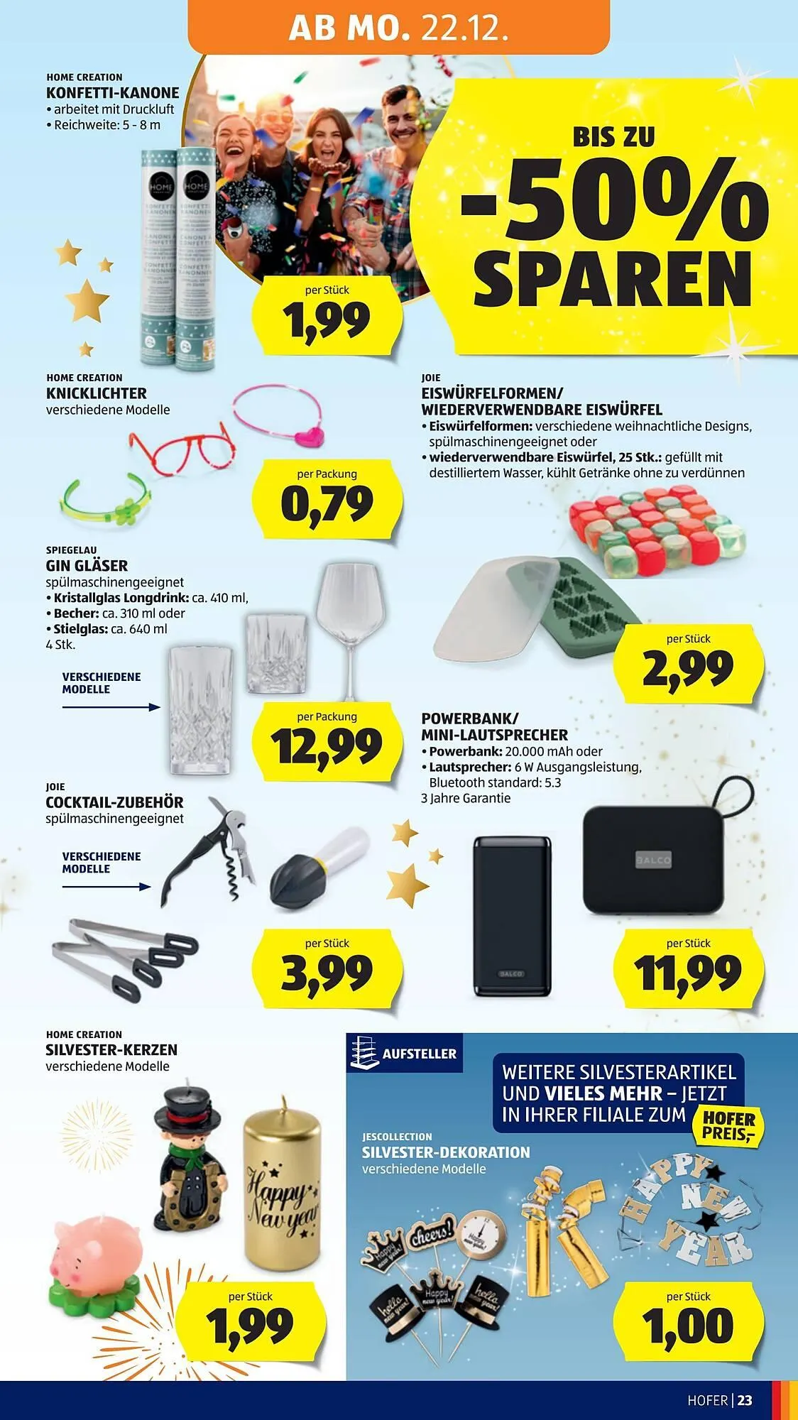 Hofer Flugblatt von 19. Dezember bis 25. Dezember 2025 - Flugblätt seite  31
