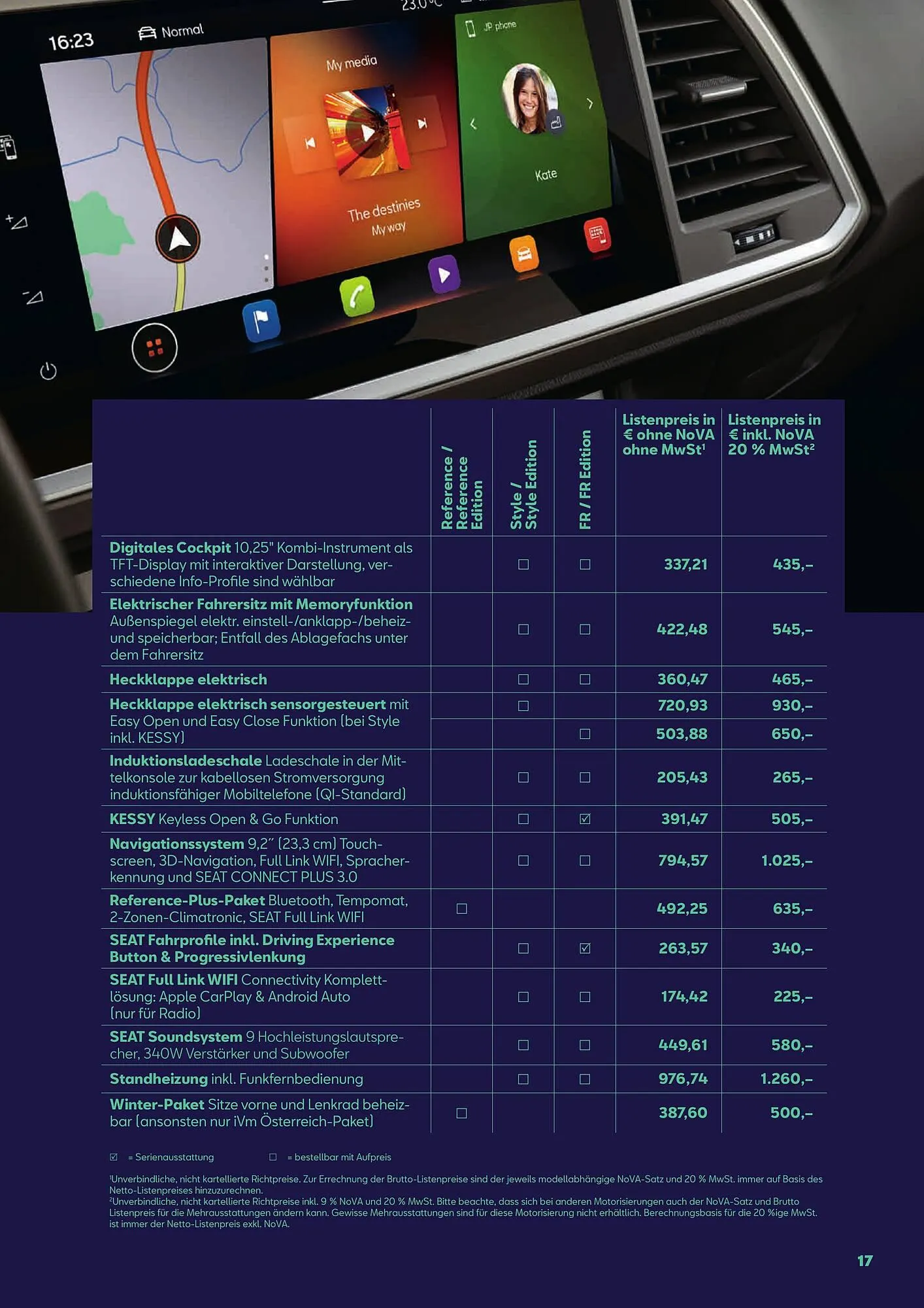 Seat Flugblatt von 13. Jänner bis 6. Juli 2026 - Flugblätt seite  17