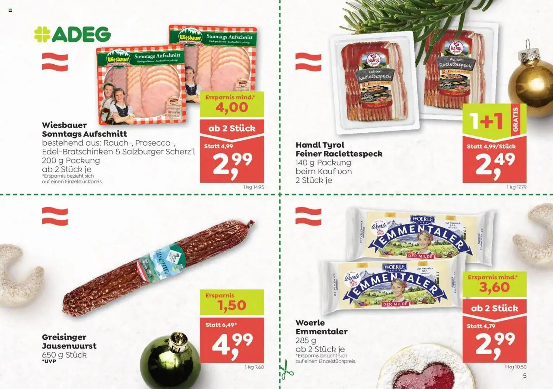 ADEG Flugblatt von 25. November bis 7. Dezember 2024 - Flugblätt seite 5