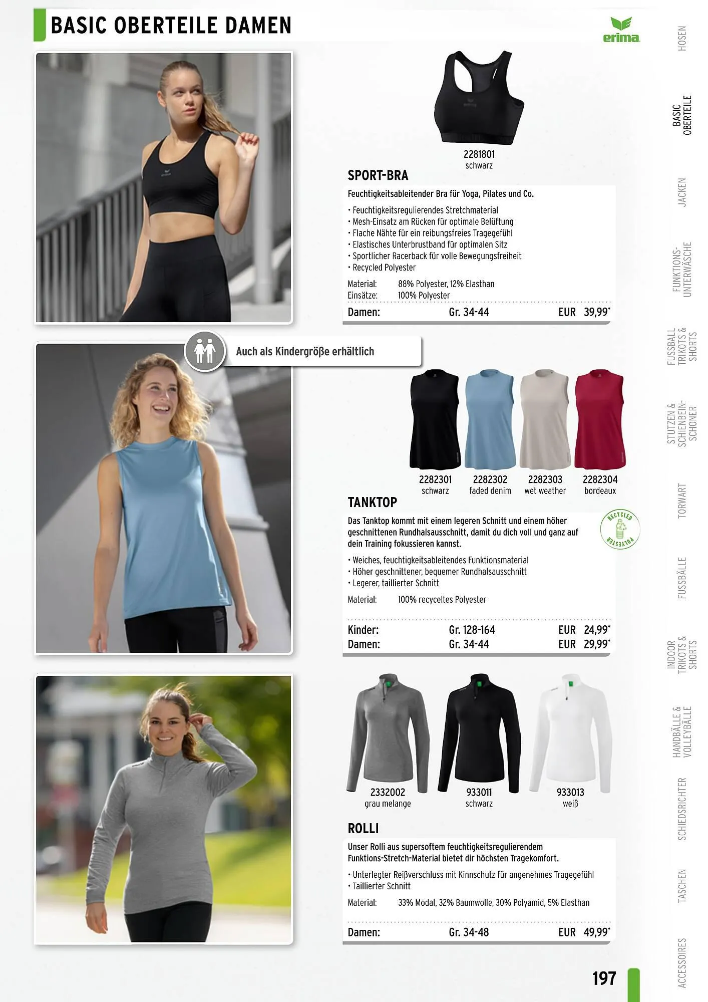 ERIMA Flugblatt von 2. Jänner bis 31. Dezember 2024 - Flugblätt seite 197