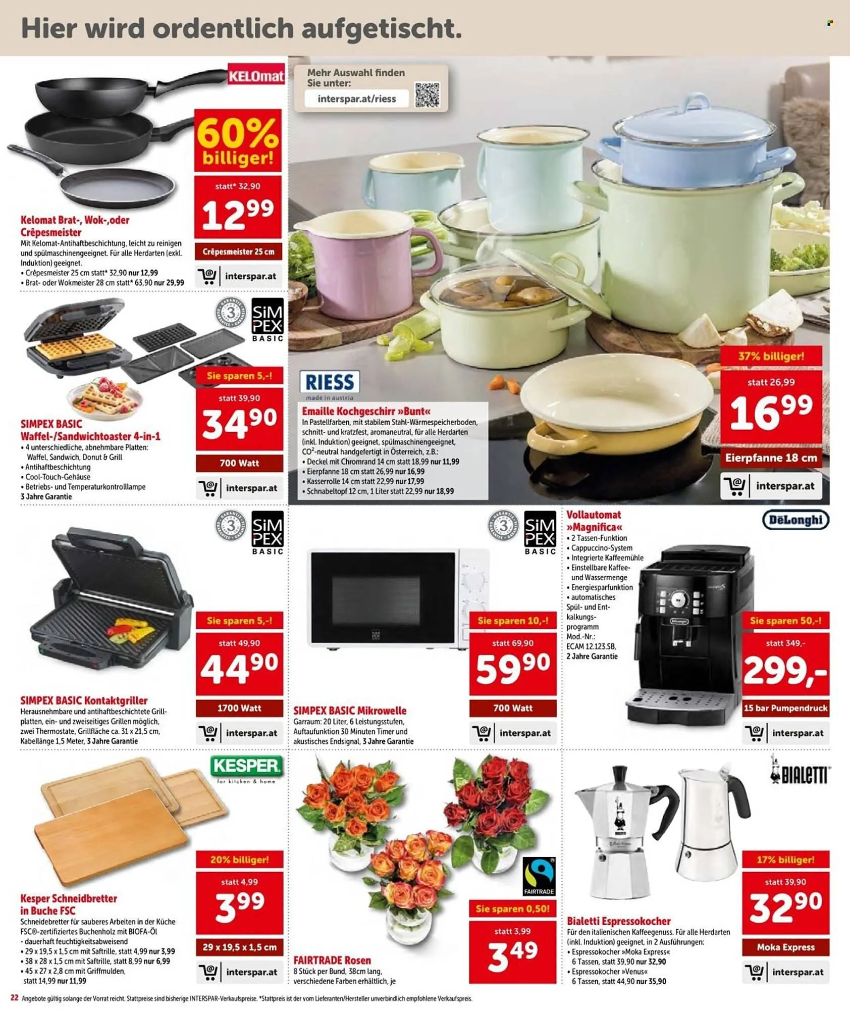 Interspar Flugblatt von 2. Jänner bis 14. Jänner 2026 - Flugblätt seite 22