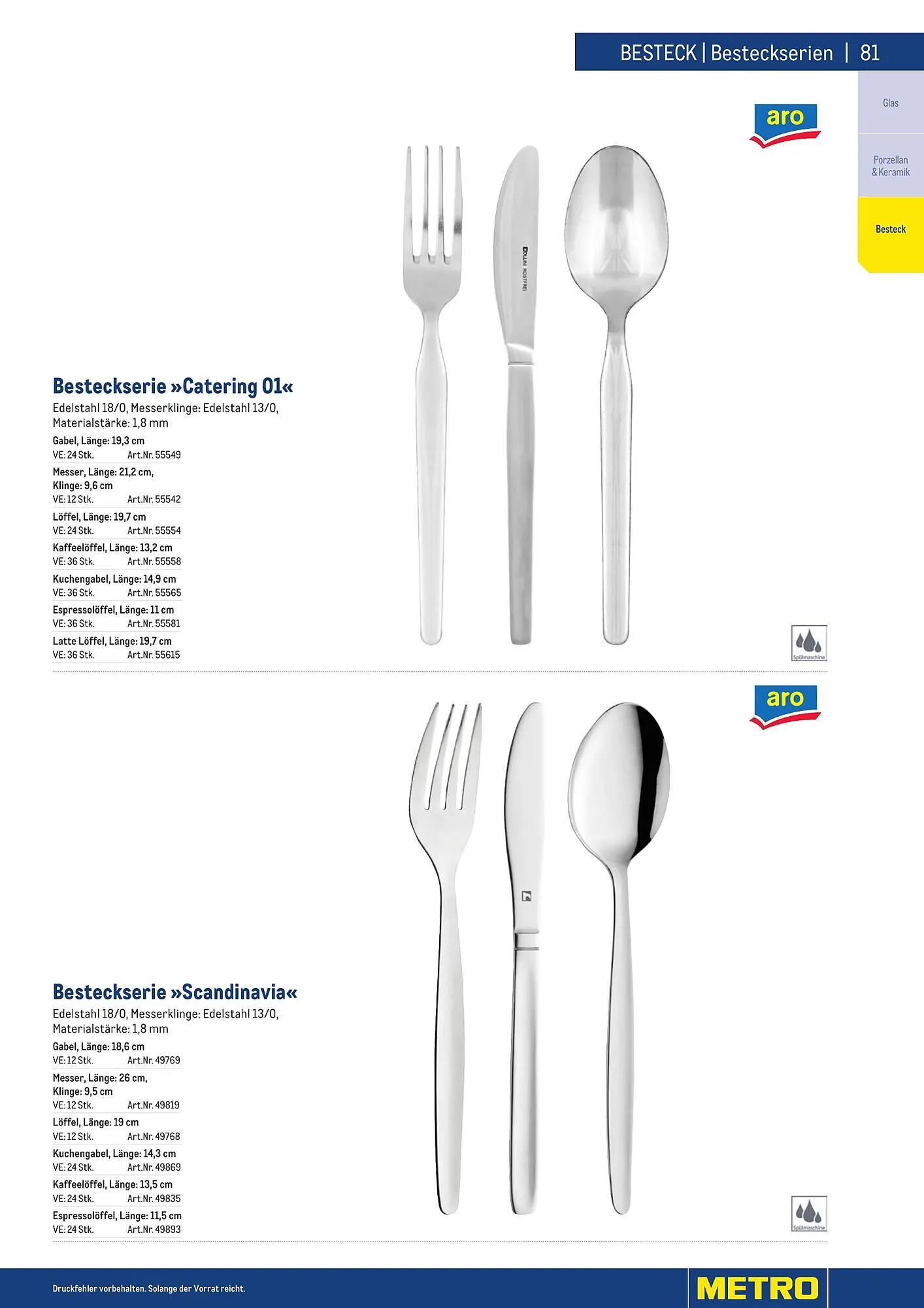 Metro Flugblatt von 25. März bis 31. Dezember 2026 - Flugblätt seite  81