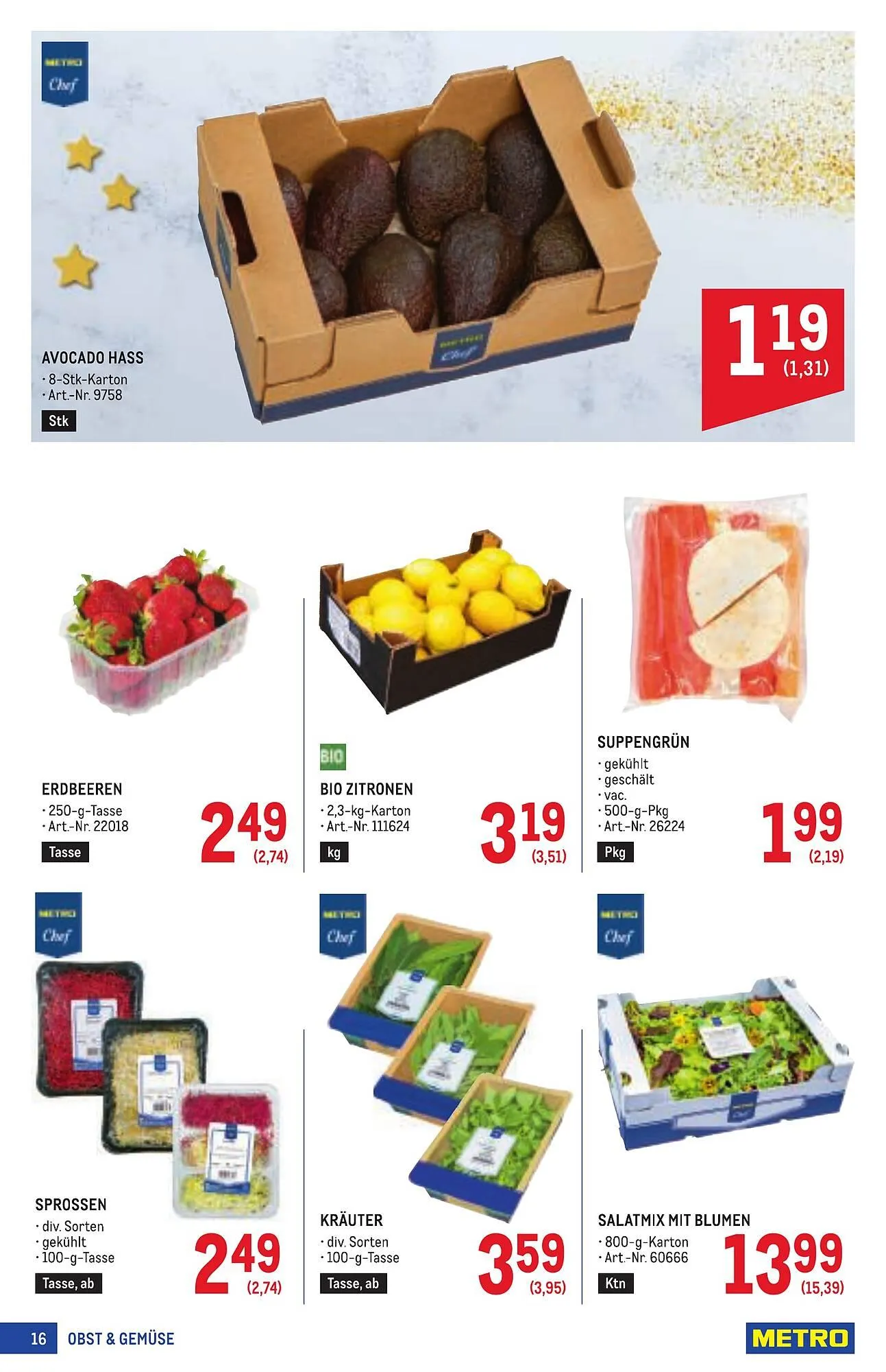 Metro Flugblatt von 11. Dezember bis 7. Jänner 2026 - Flugblätt seite  16