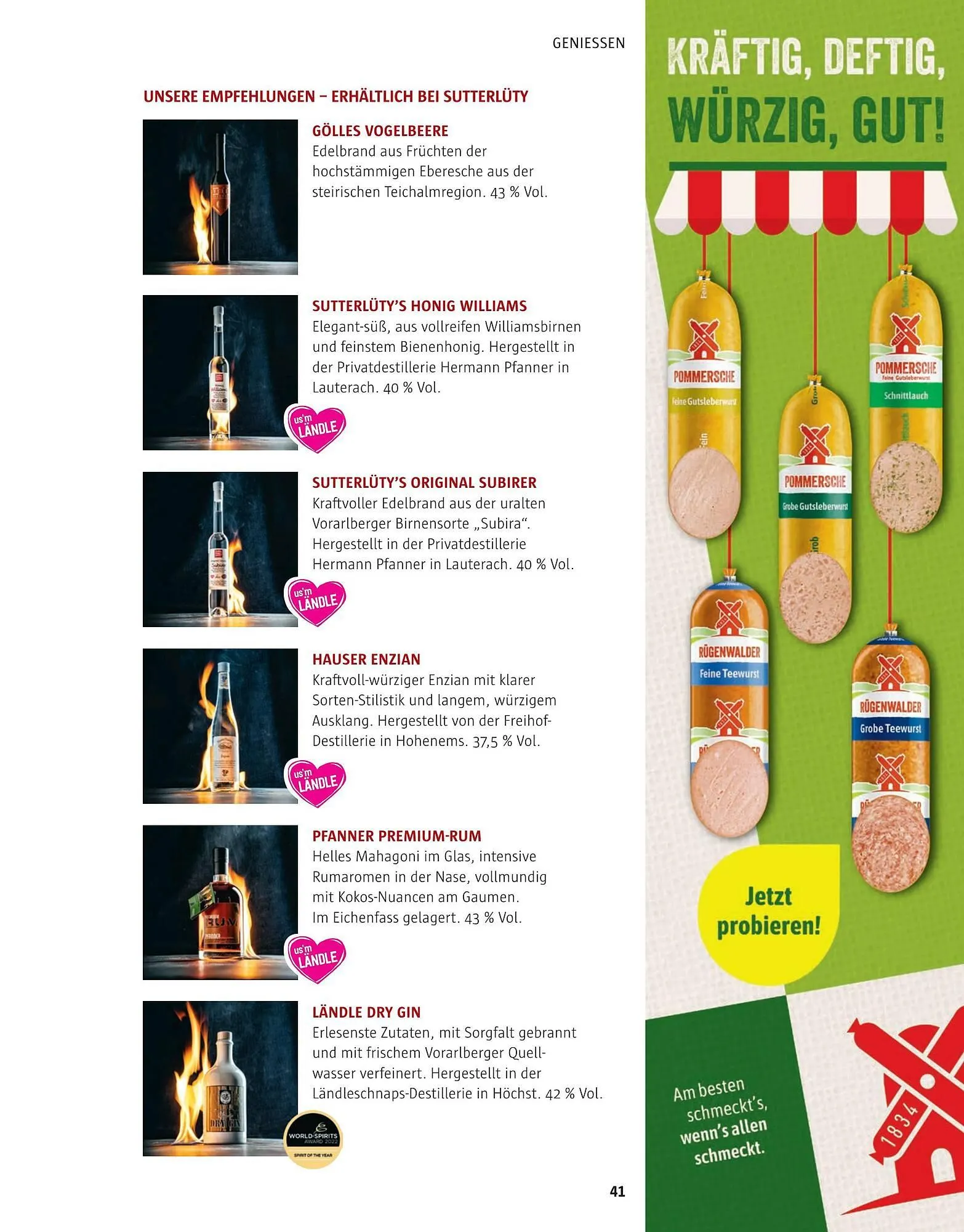 Sutterlüty Flugblatt von 19. November bis 9. Dezember 2024 - Flugblätt seite  41