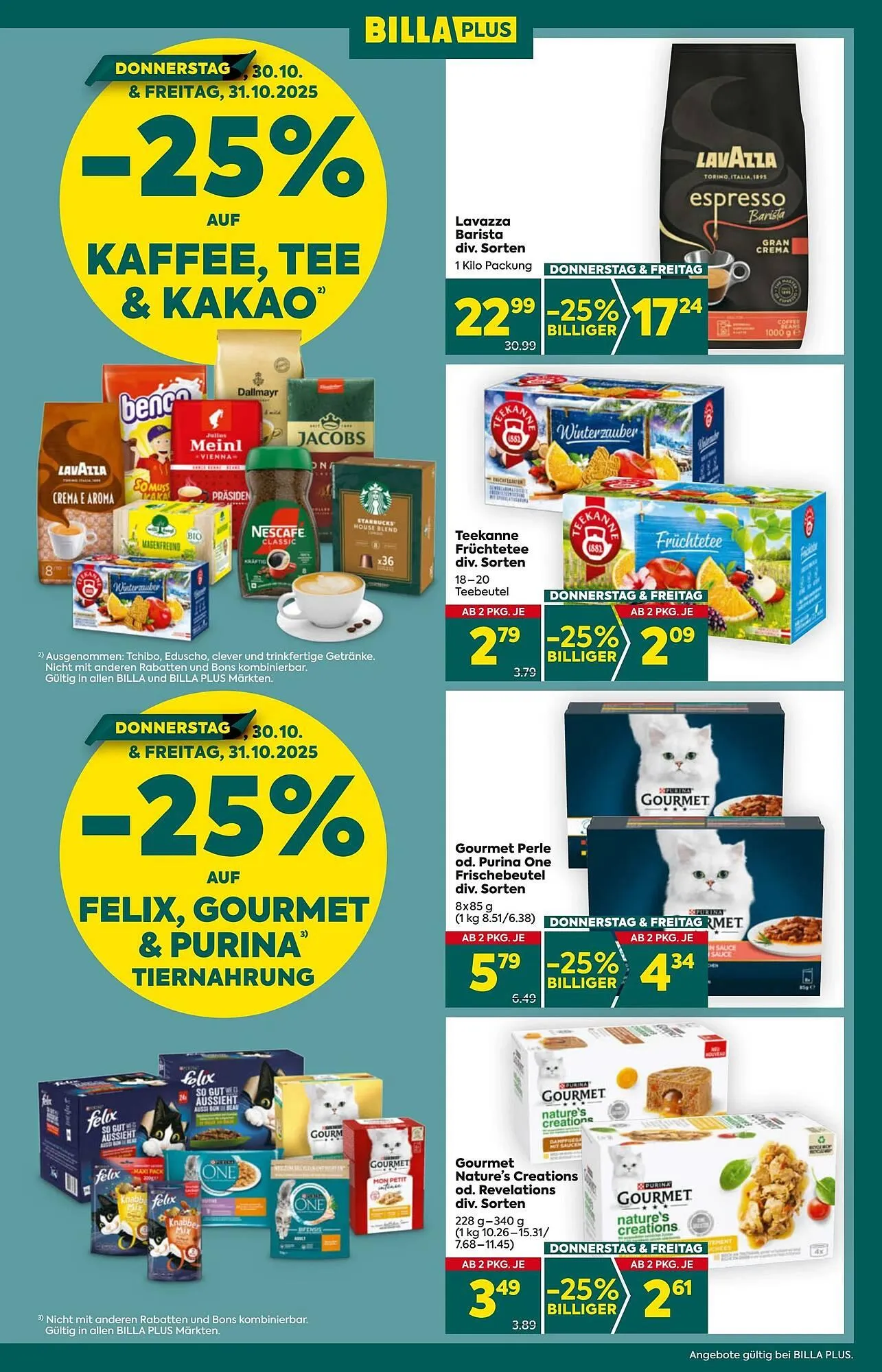 Billa Flugblatt von 30. Oktober bis 6. November 2025 - Flugblätt seite  3