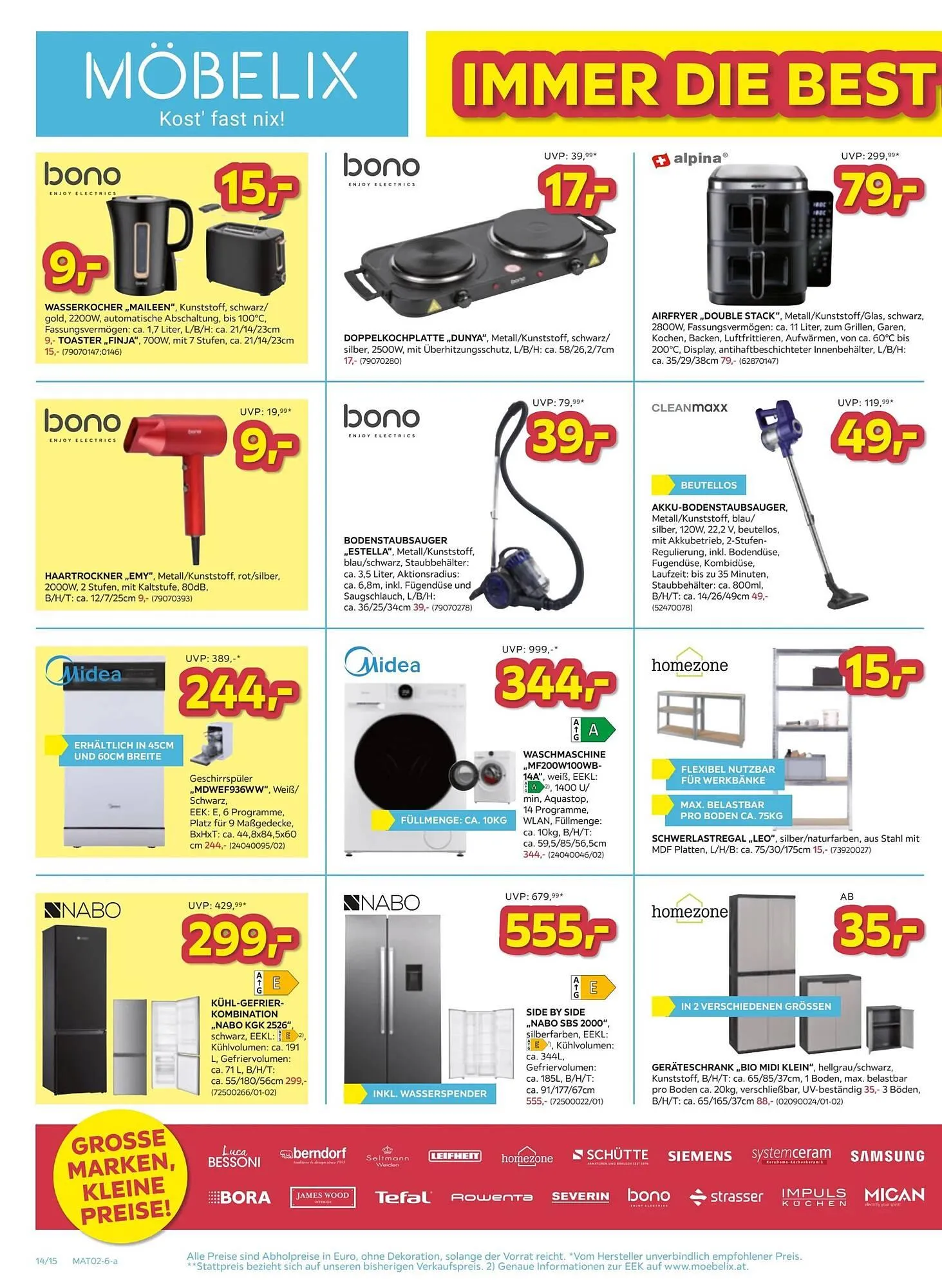 Möbelix Prospekt von 27. Jänner bis 2. Februar 2026 - Flugblätt seite 14