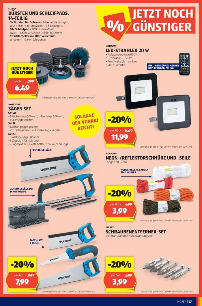 Blättern Sie online im HOFER Flugblatt von 19. Juni bis 3. Juli 2024 - Flugblätt seite 31