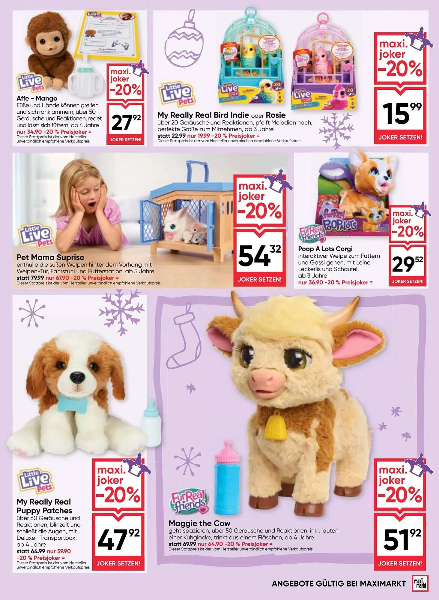 Maximarkt Flugblatt von 30. Oktober bis 24. Dezember 2025 - Flugblätt seite  17