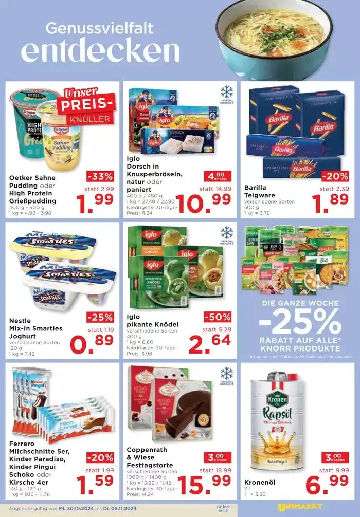 Neue Angebote zum Entdecken von 30. Oktober bis 13. November 2024 - Flugblätt seite 7