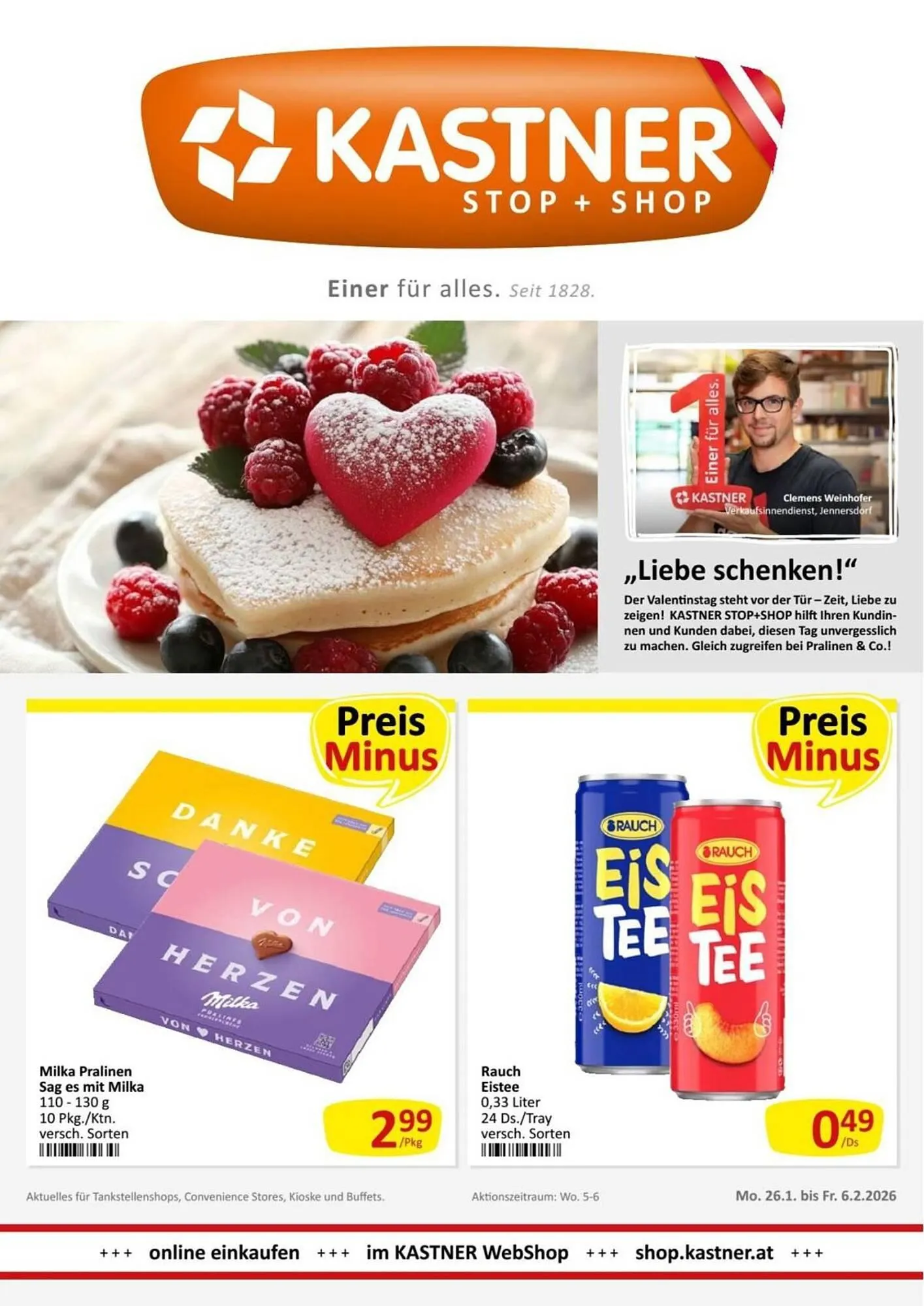 Kastner Flugblatt von 26. Jänner bis 6. Februar 2026 - Flugblätt seite  1
