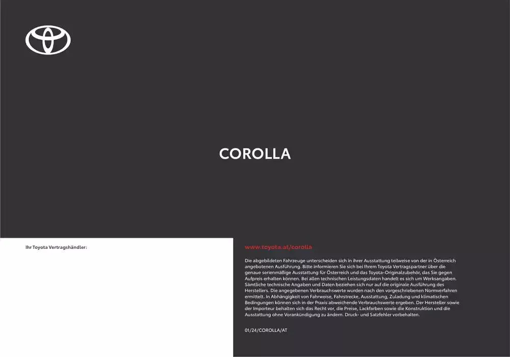 Toyota Corolla von 7. Dezember bis 7. Dezember 2025 - Flugblätt seite 48