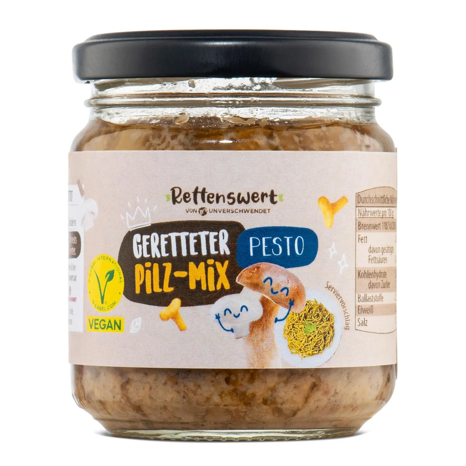 RETTENSWERT Pesto, Pilz