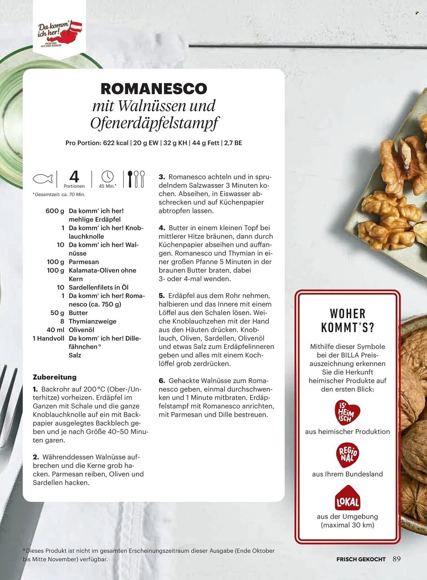 Billa Flugblatt von 1. November bis 30. November 2025 - Flugblätt seite  85