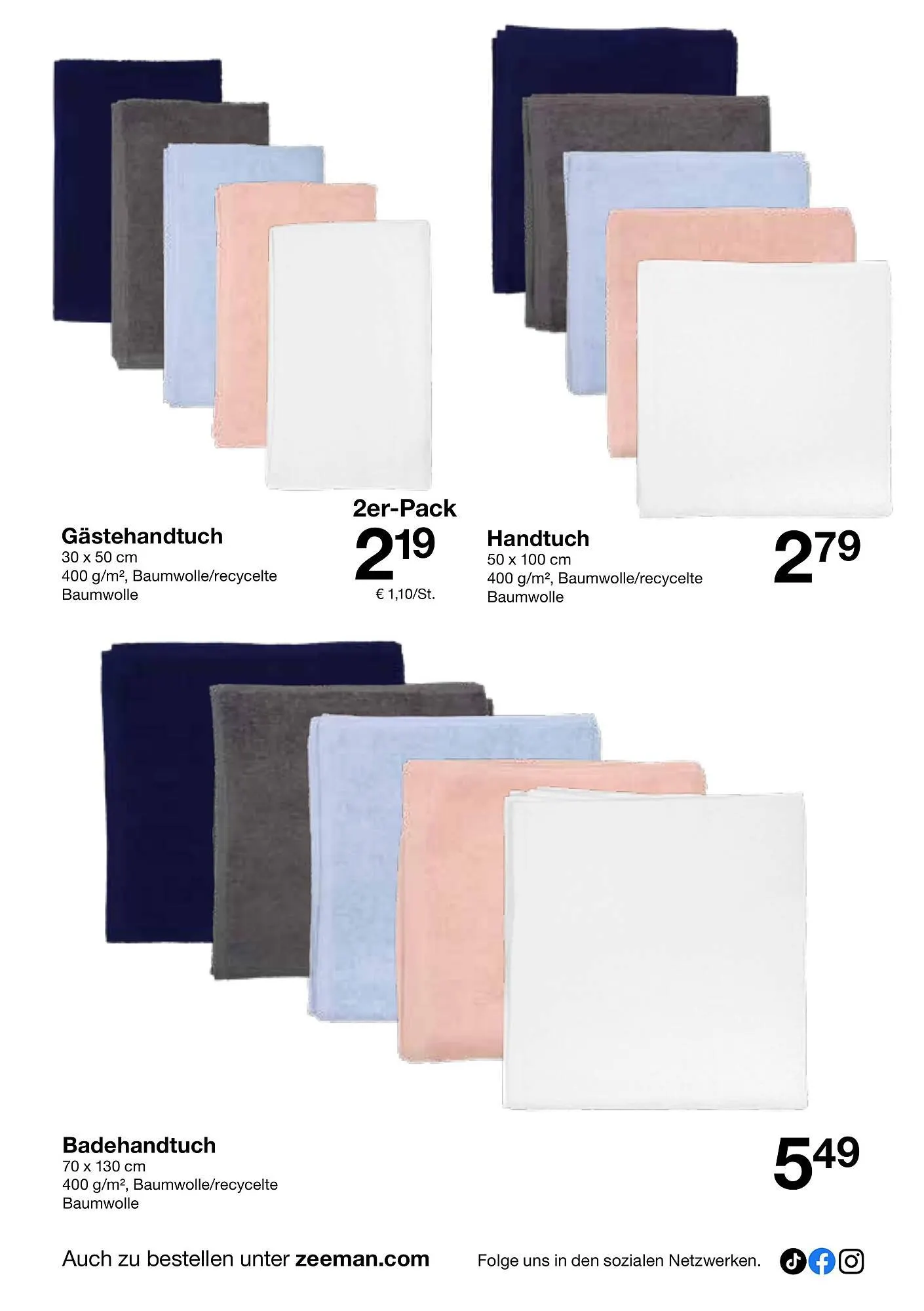 Zeeman Prospekt von 28. Februar bis 13. März 2026 - Flugblätt seite 34