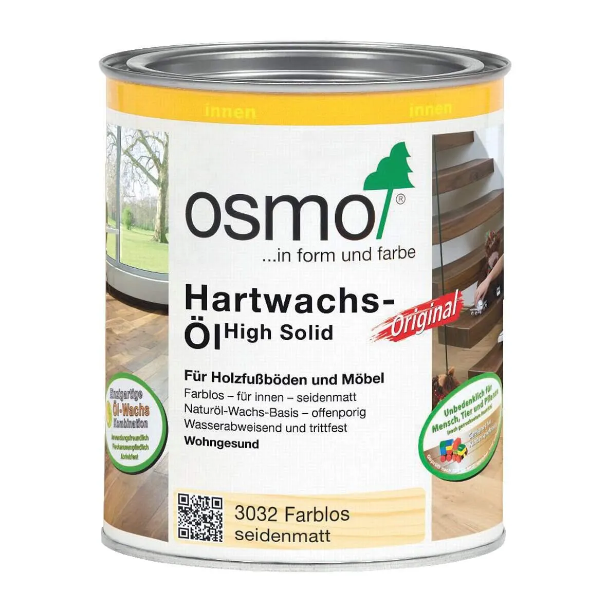 Hartwachsöl farbl.0,750L-3032