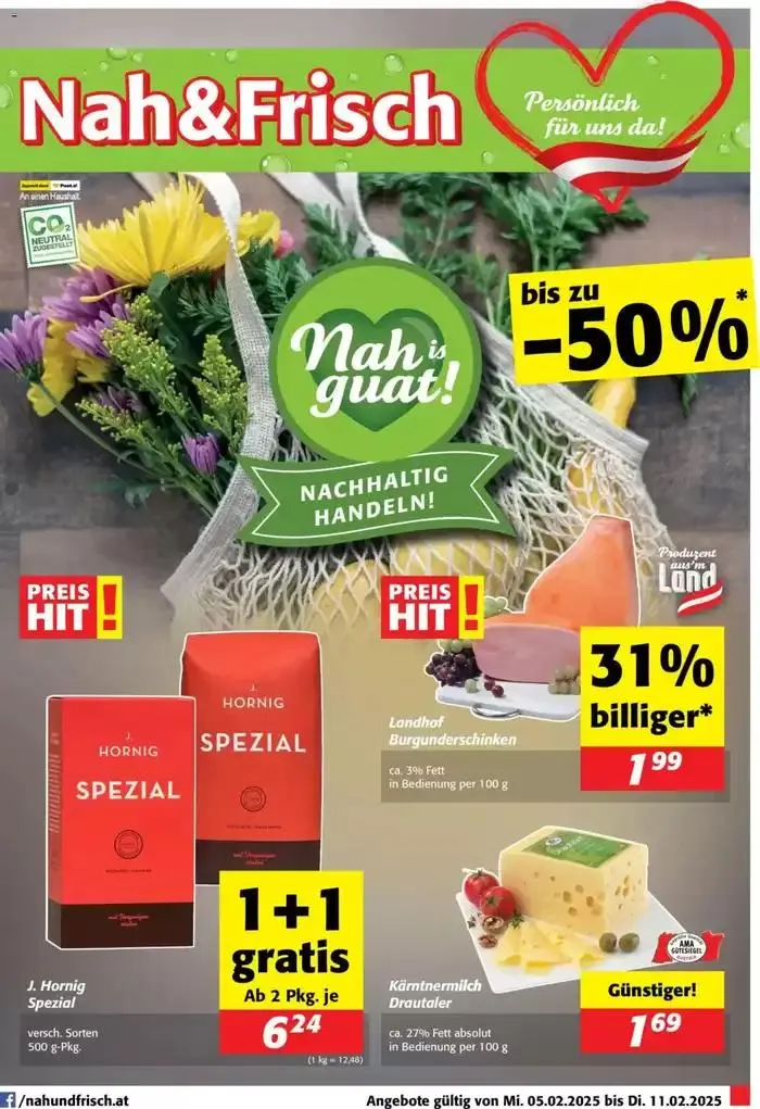 Aktuelle Schnäppchen und Angebote von 5. Februar bis 11. Februar 2025 - Flugblätt seite  1