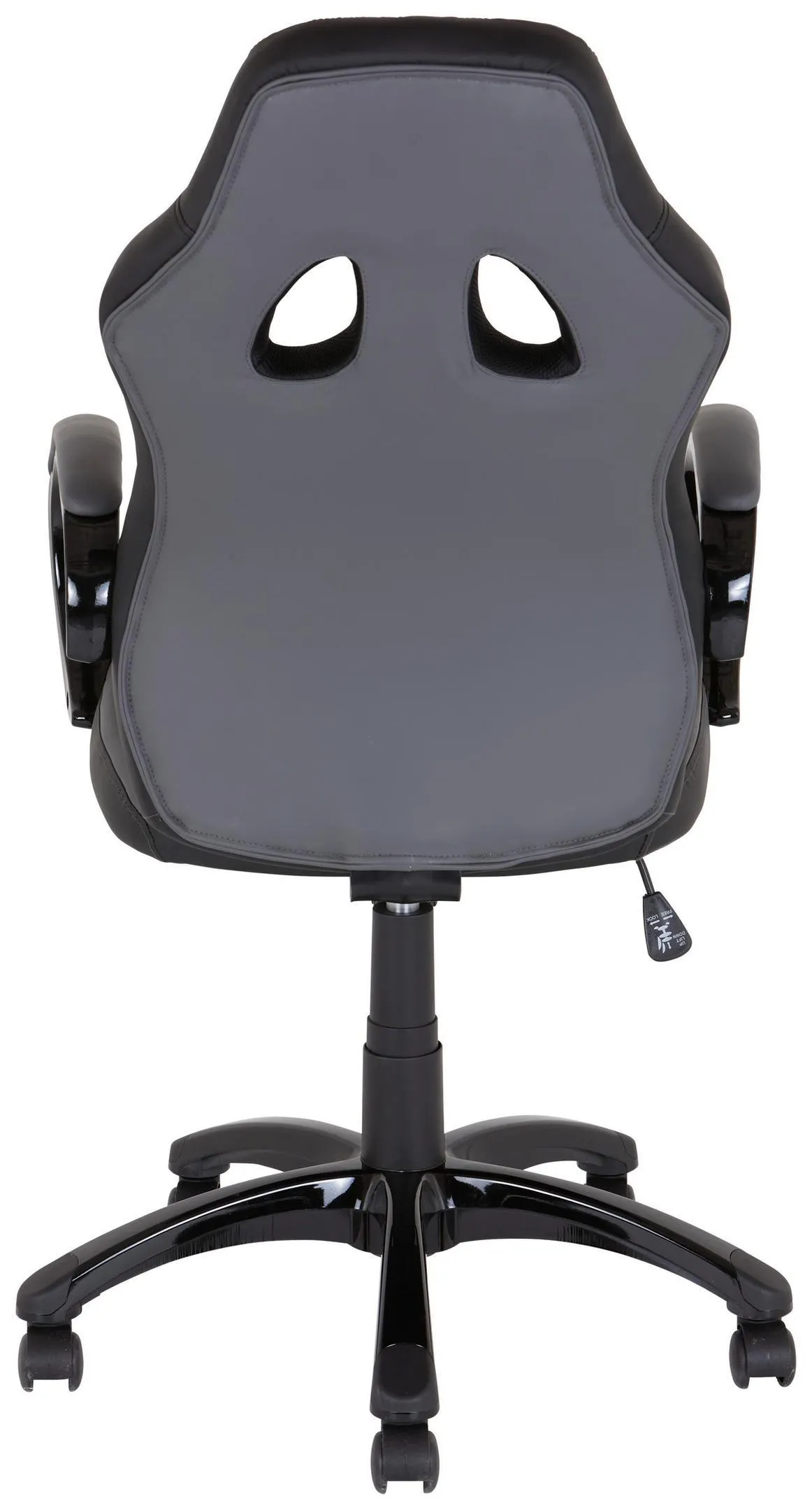 Stuhl Mid.you Veloce Nackenkissen Hellgrau/Schwarz