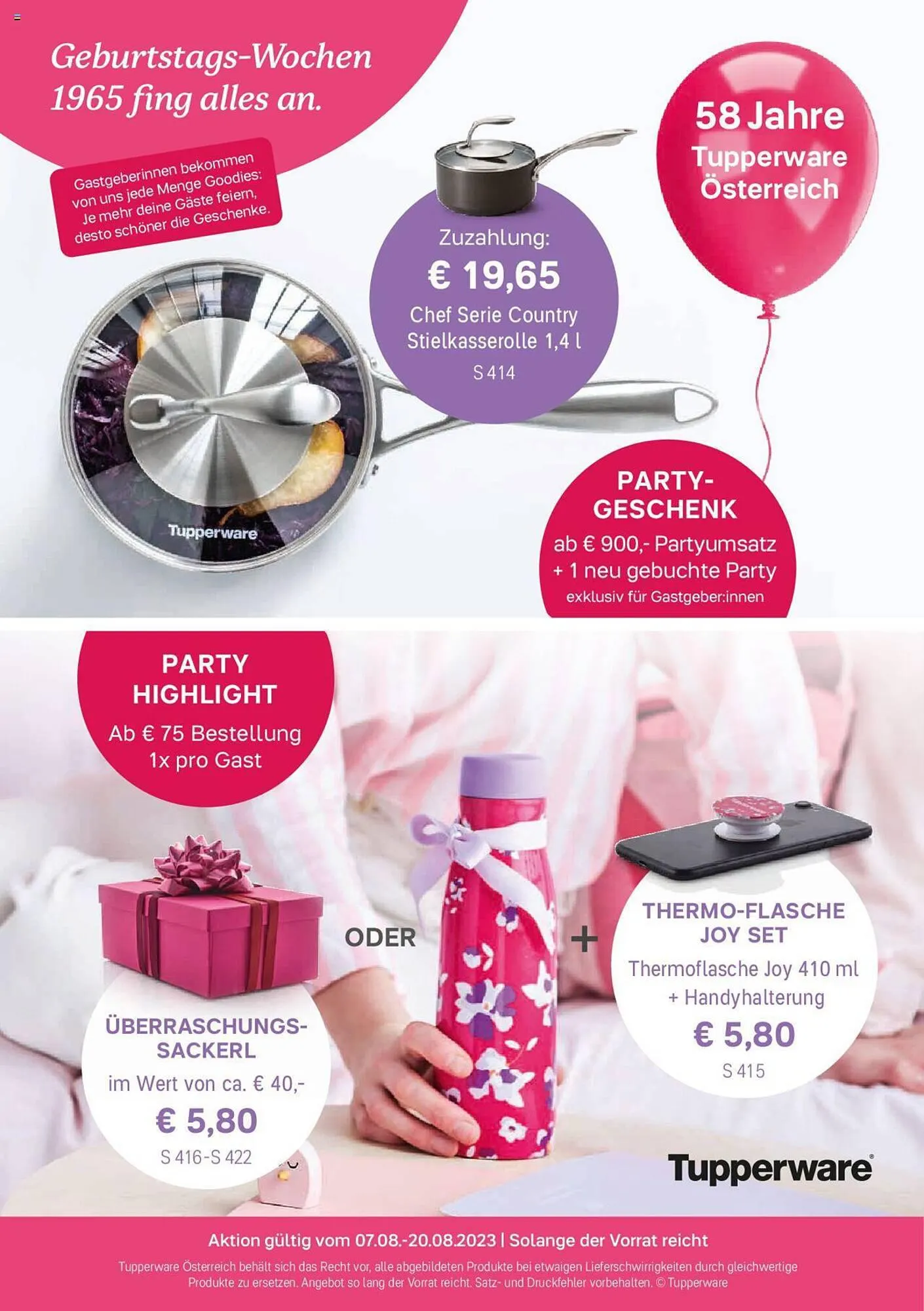 Tupperware Flugblatt - 1