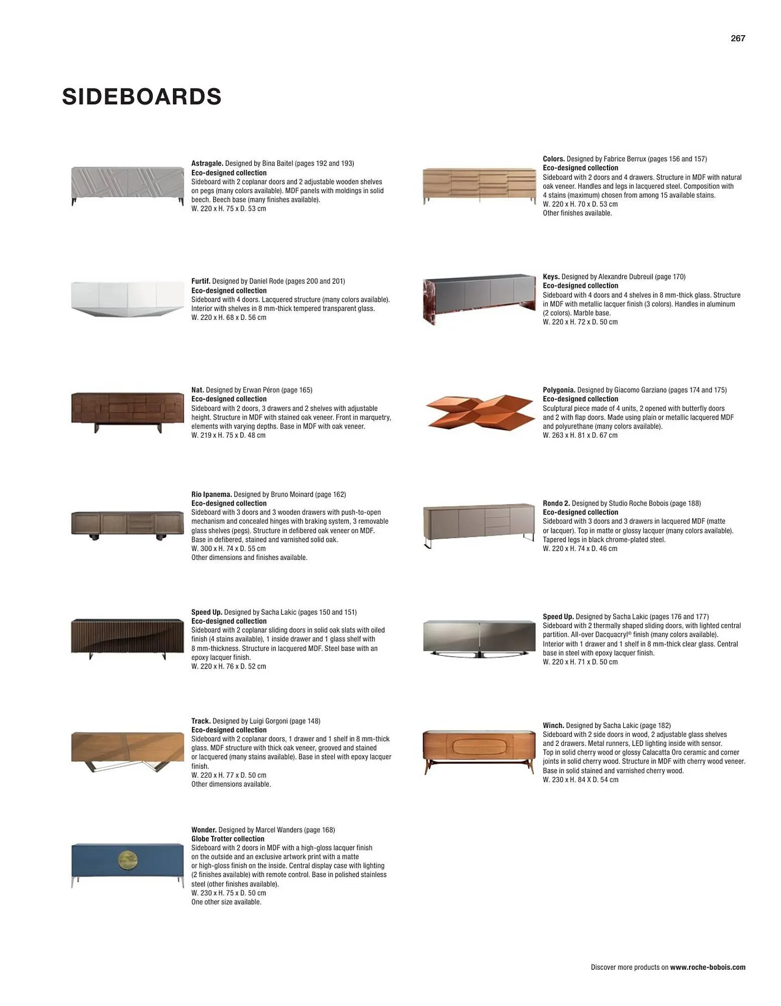 Roche Bobois Flugblatt von 9. Jänner bis 6. Jänner 2026 - Flugblätt seite  269