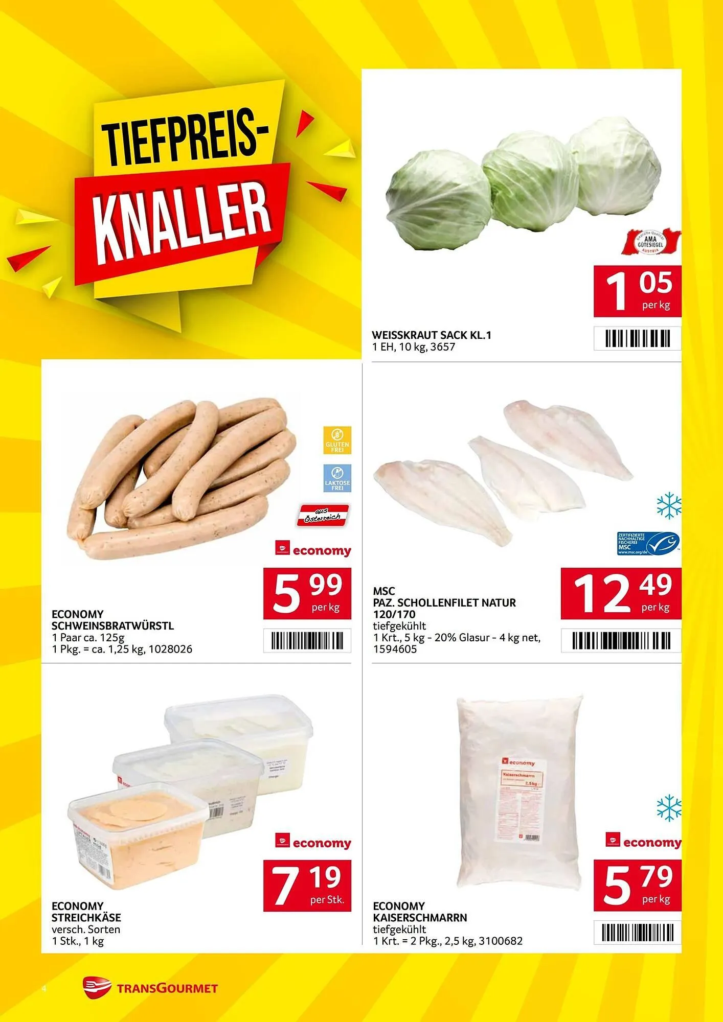 Transgourmet Flugblatt von 20. Juli bis 25. Juli 2026 - Flugblätt seite 4