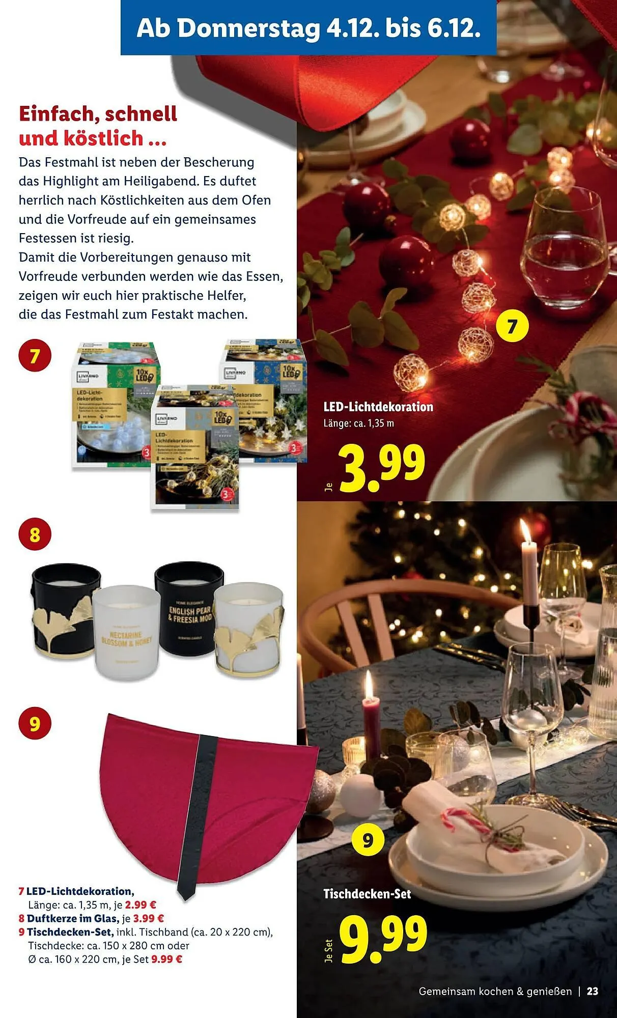 Lidl Flugblatt von 26. Oktober bis 21. Dezember 2025 - Flugblätt seite  23