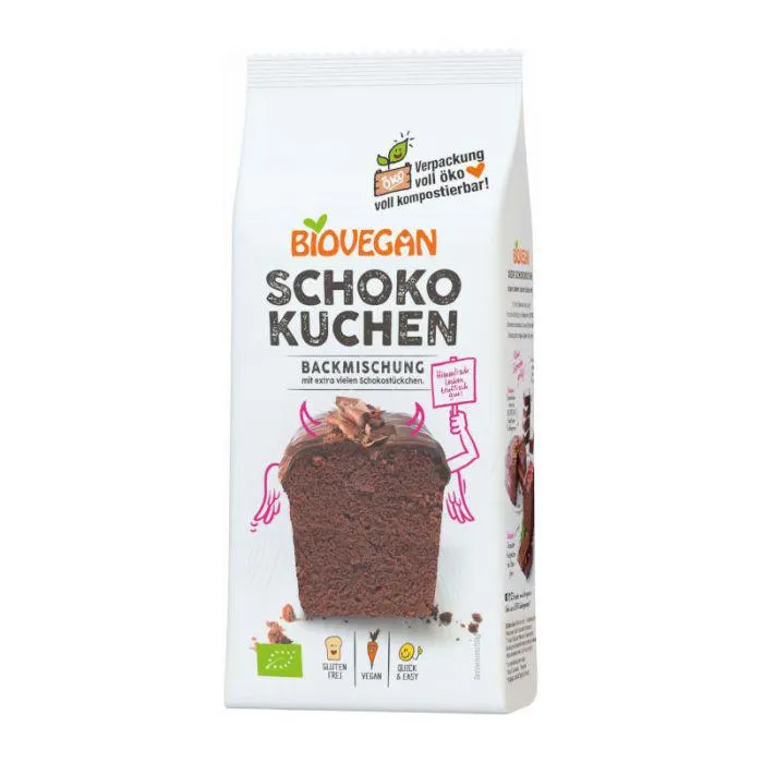 Biovegan Schokokuchen Backmischung 380g