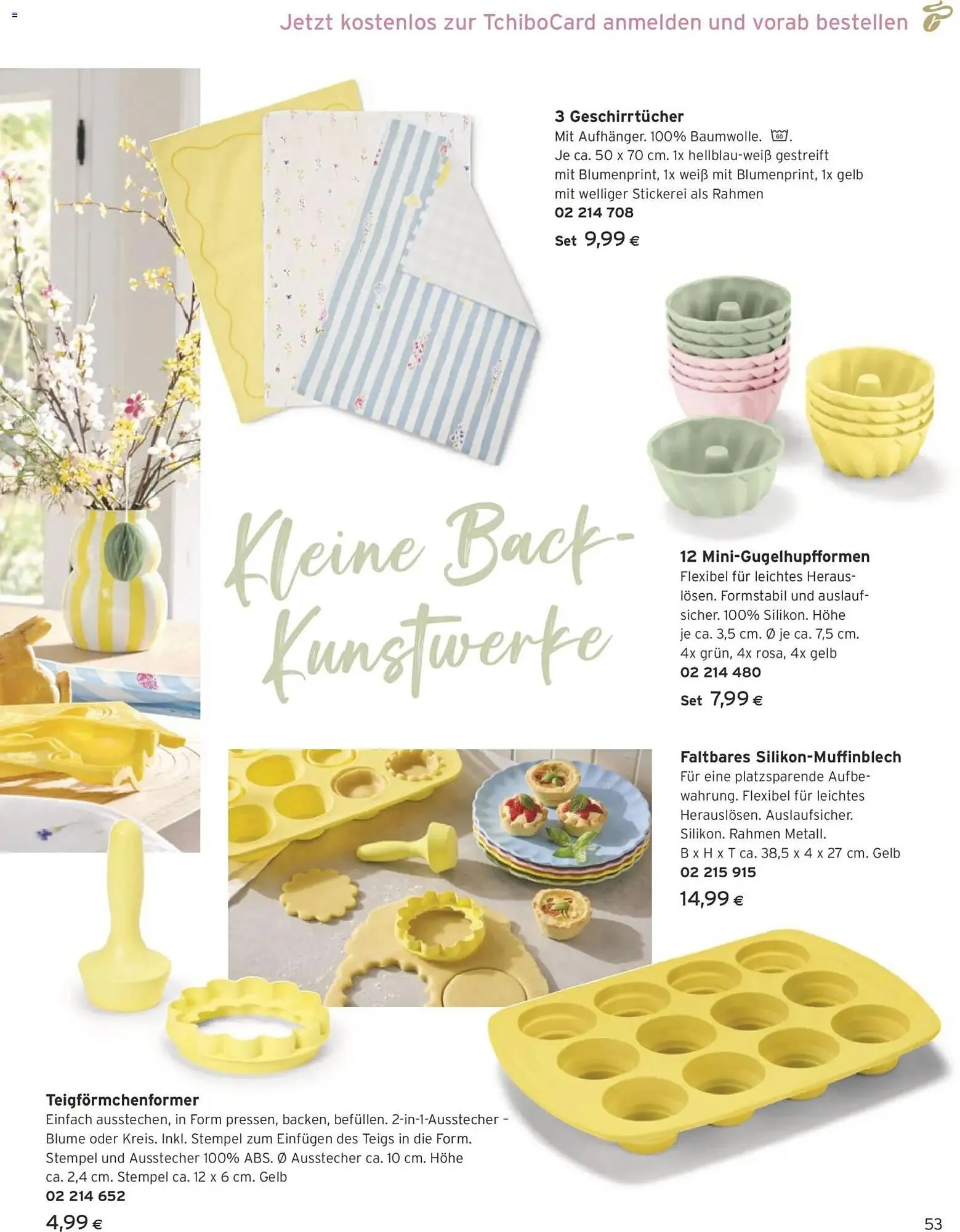 Tchibo Eduscho Flugblatt von 1. März bis 31. März 2026 - Flugblätt seite  53