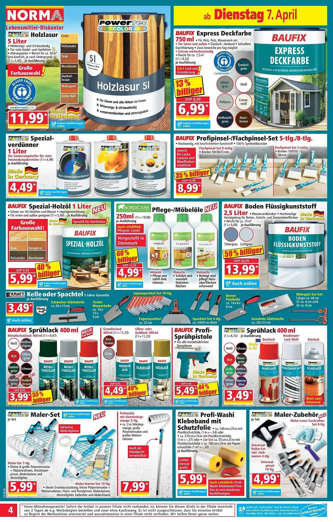 Norma Prospekt von 7. April bis 12. April 2026 - Flugblätt seite  4