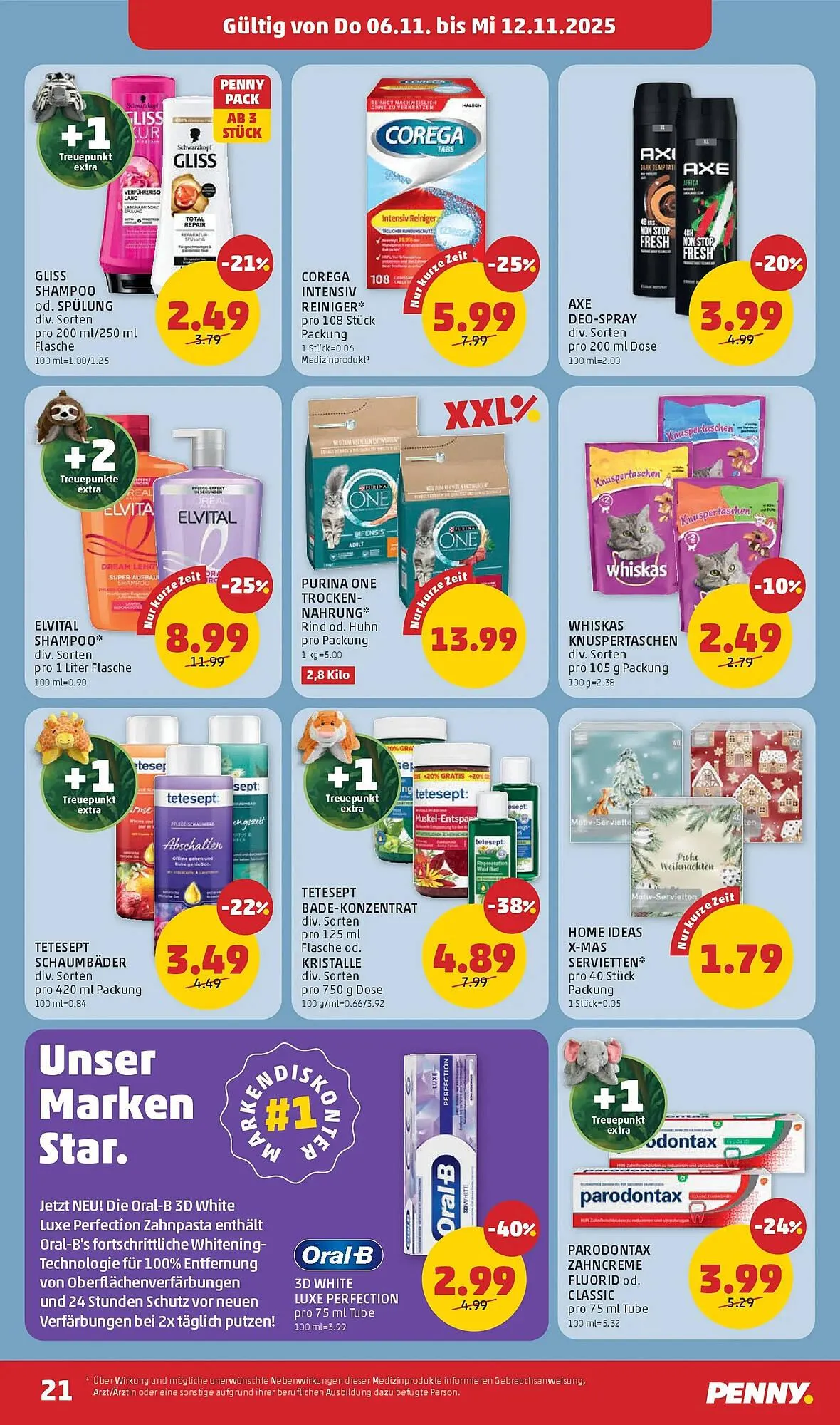 PENNY Flugblatt von 6. November bis 12. November 2025 - Flugblätt seite 21