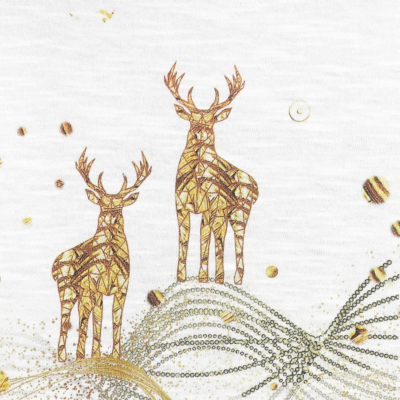 Damen T-Shirt “Ginger Hirsche”, Weiß