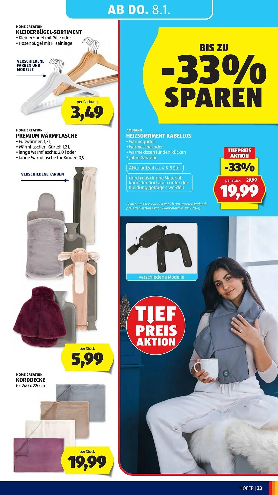 Hofer Flugblatt von 2. Jänner bis 9. Jänner 2026 - Flugblätt seite 37