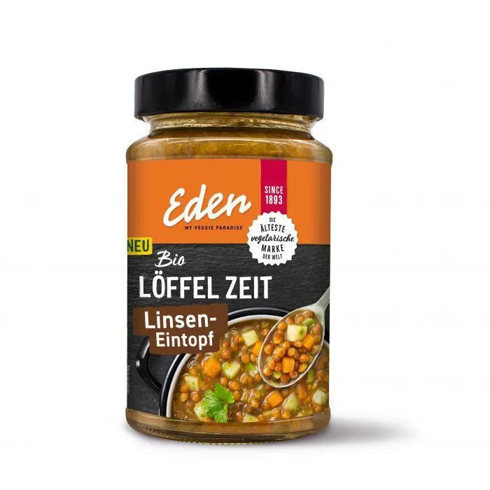 Eden my veggie paradise Löffel Zeit Linsen-Eintopf 400g