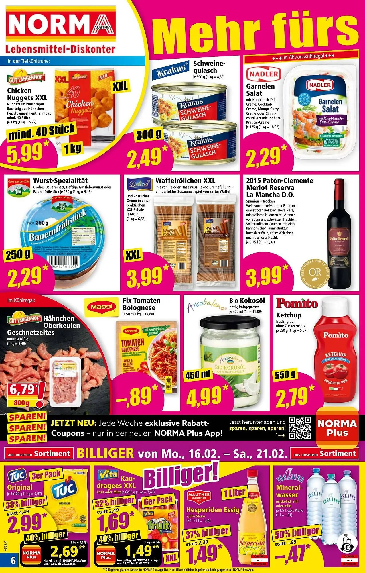 Norma Prospekt von 16. Februar bis 22. Februar 2026 - Flugblätt seite  8