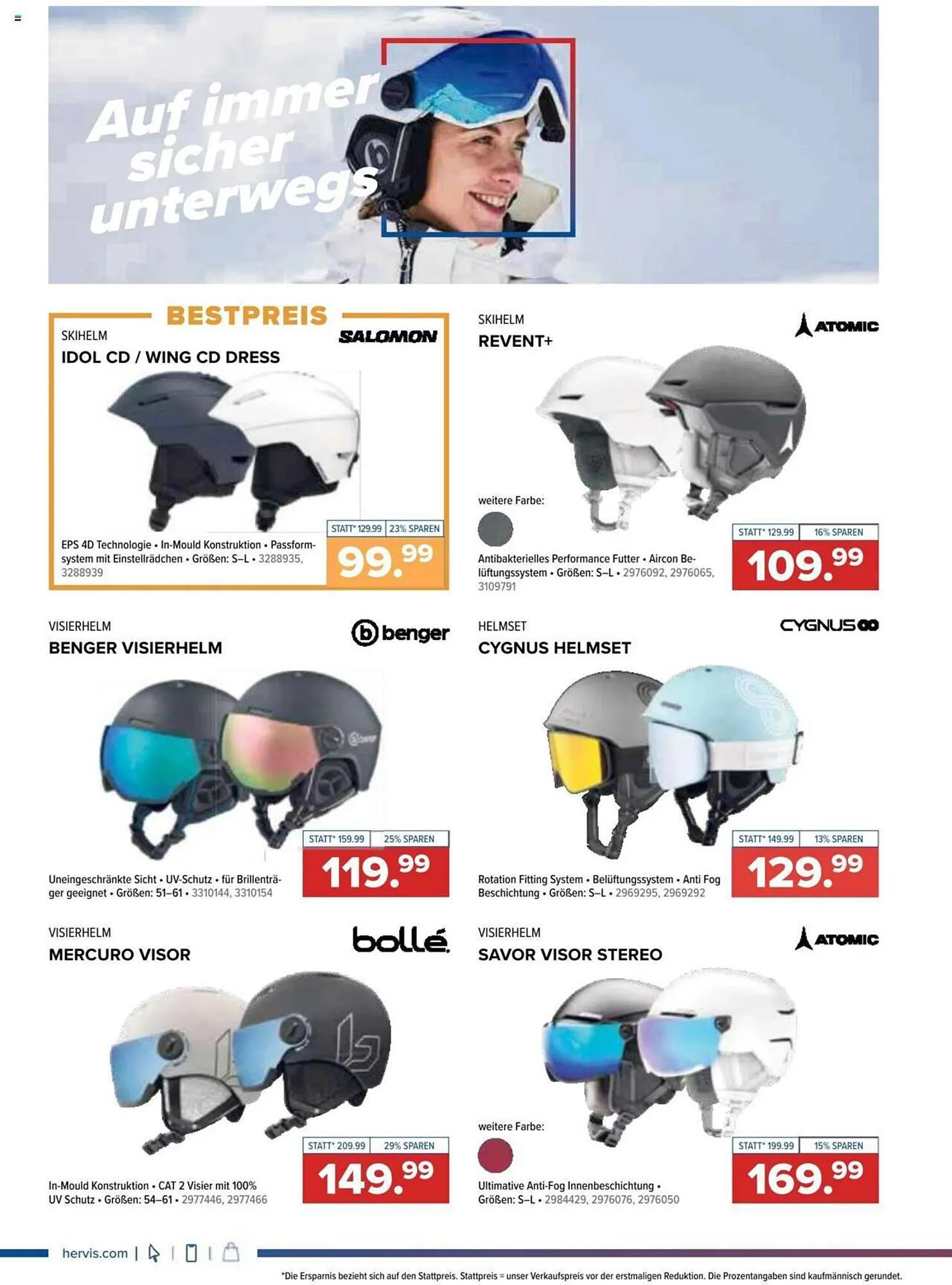 Hervis Flugblatt von 30. Oktober bis 5. November 2023 - Flugblätt seite 4