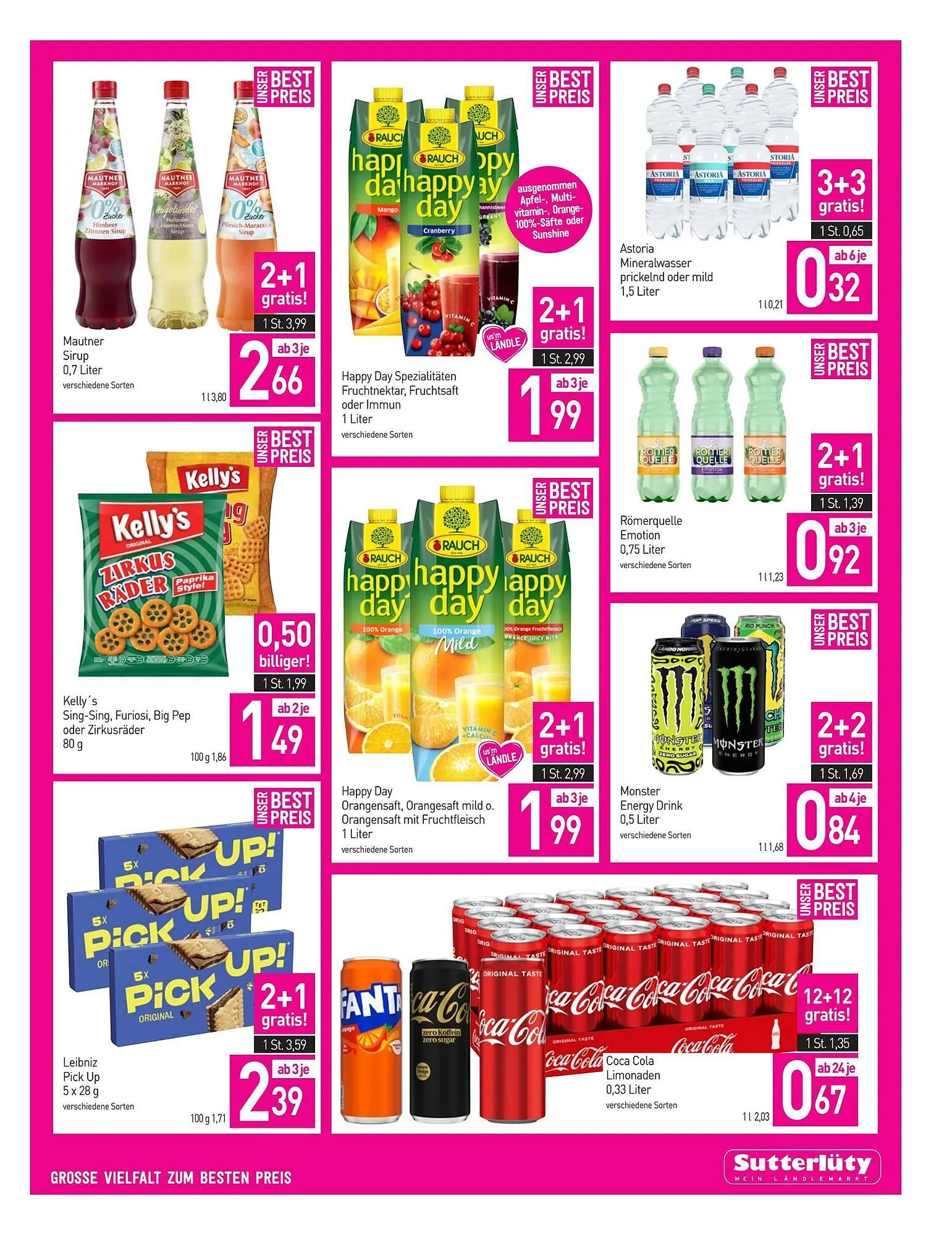 Sutterlüty Flugblatt von 8. Jänner bis 13. Jänner 2026 - Flugblätt seite  7