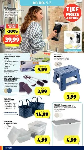 Hofer Flugblatt von 3. Juli bis 9. Juli 2026 - Flugblätt seite 34