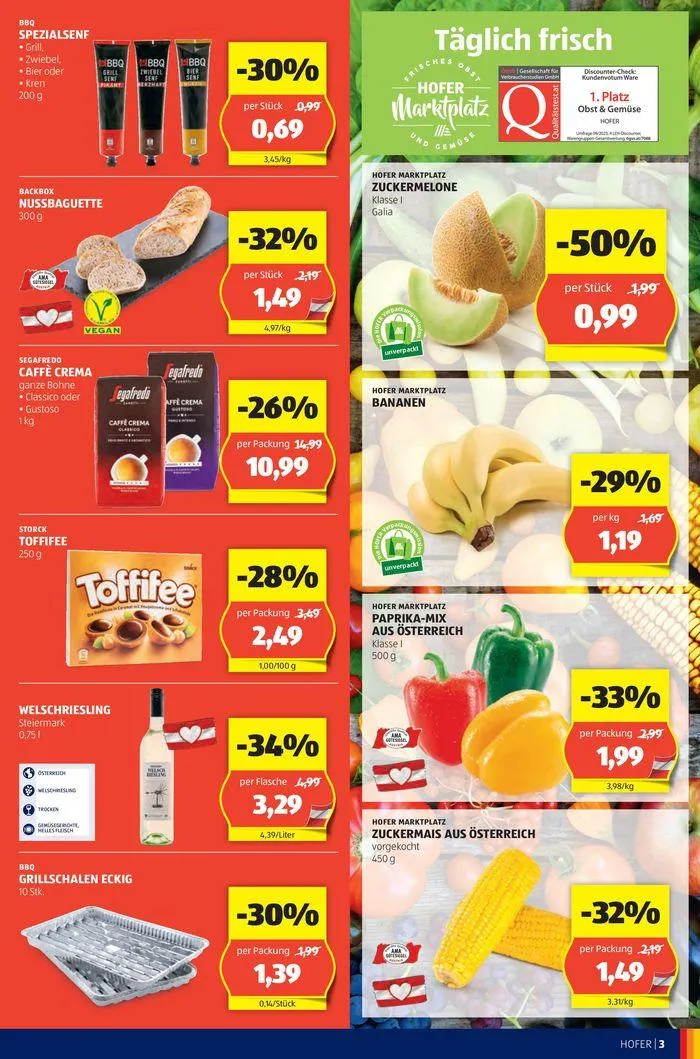 Blättern Sie online im HOFER Flugblatt von 19. Juni bis 3. Juli 2024 - Flugblätt seite 5