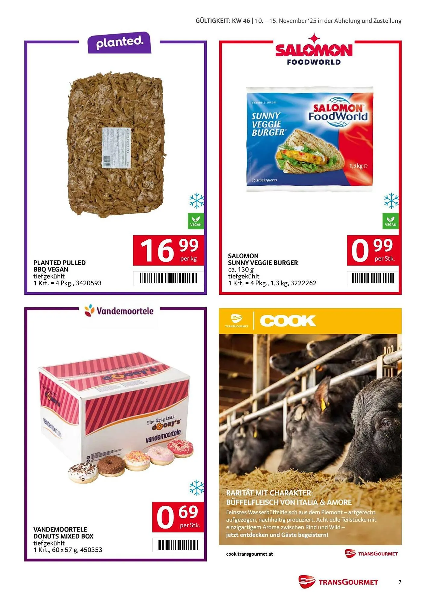 Transgourmet Flugblatt von 10. November bis 15. November 2025 - Flugblätt seite 7