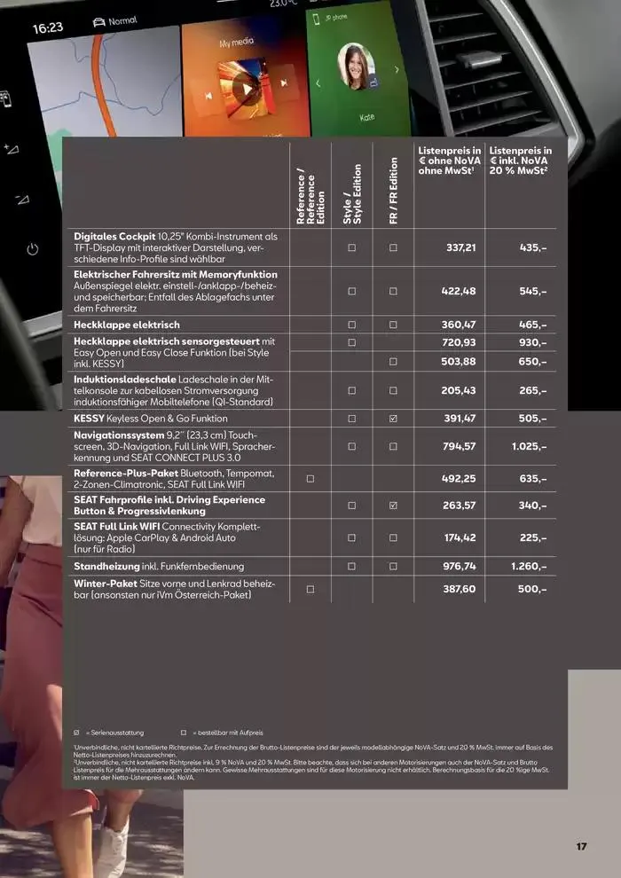 Seat Ateca von 4. Februar bis 26. Jänner 2026 - Flugblätt seite  17