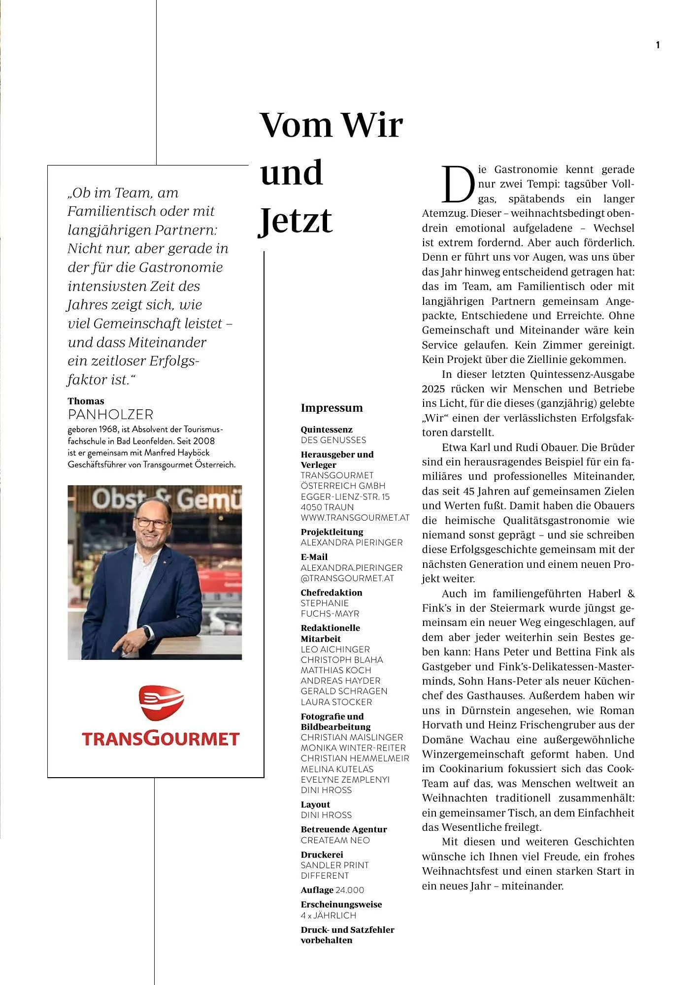 Transgourmet Flugblatt von 13. November bis 31. Dezember 2025 - Flugblätt seite 3