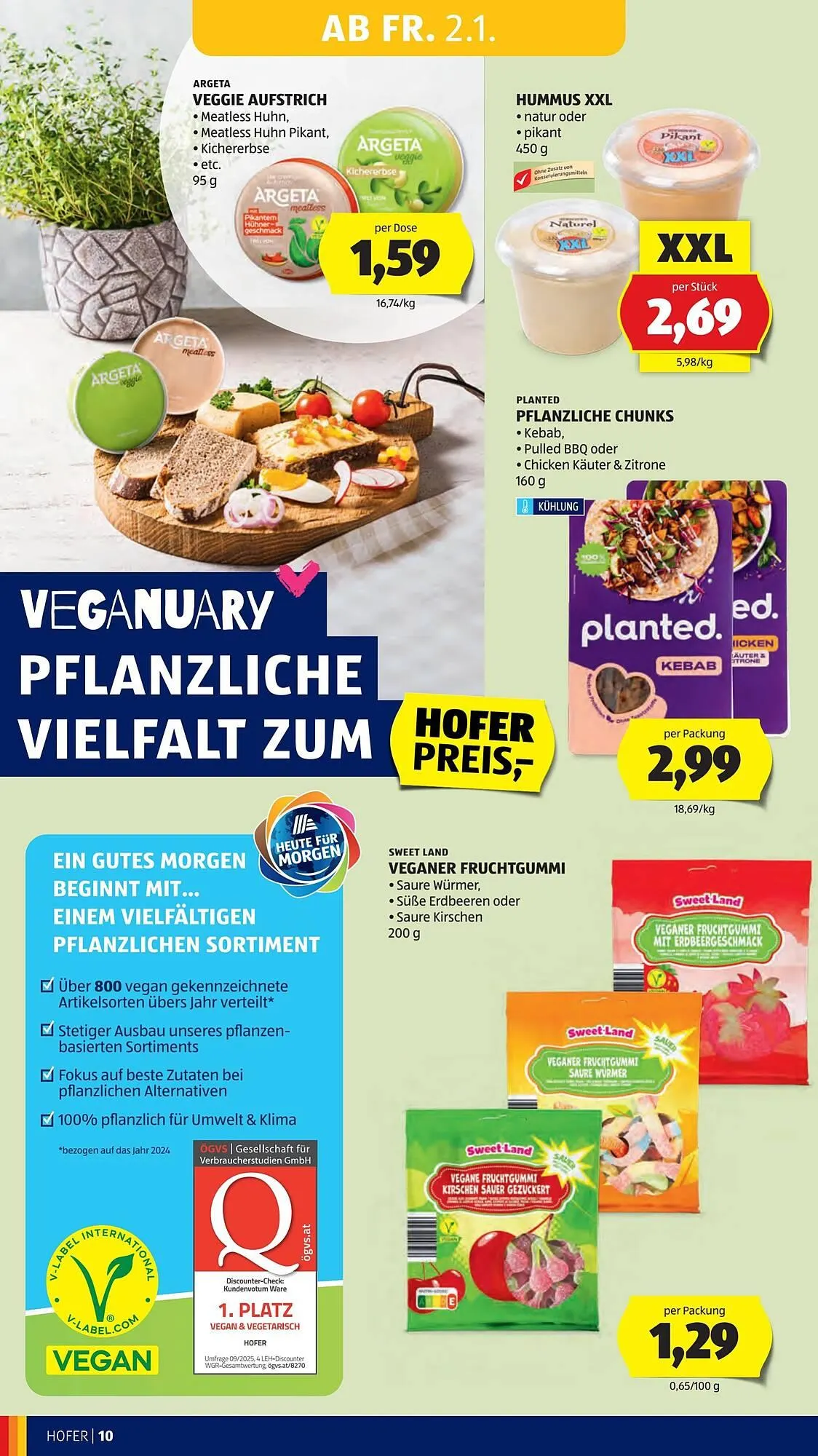 Hofer Flugblatt von 2. Jänner bis 9. Jänner 2026 - Flugblätt seite  12