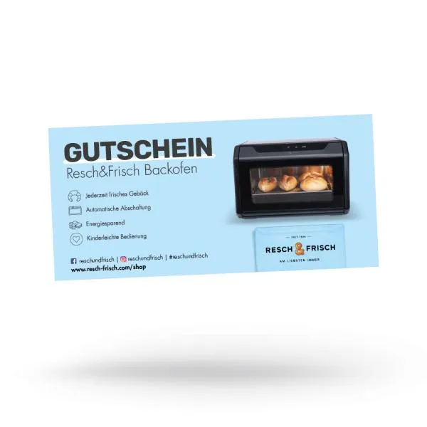Wertgutschein Resch&Frisch Backofen