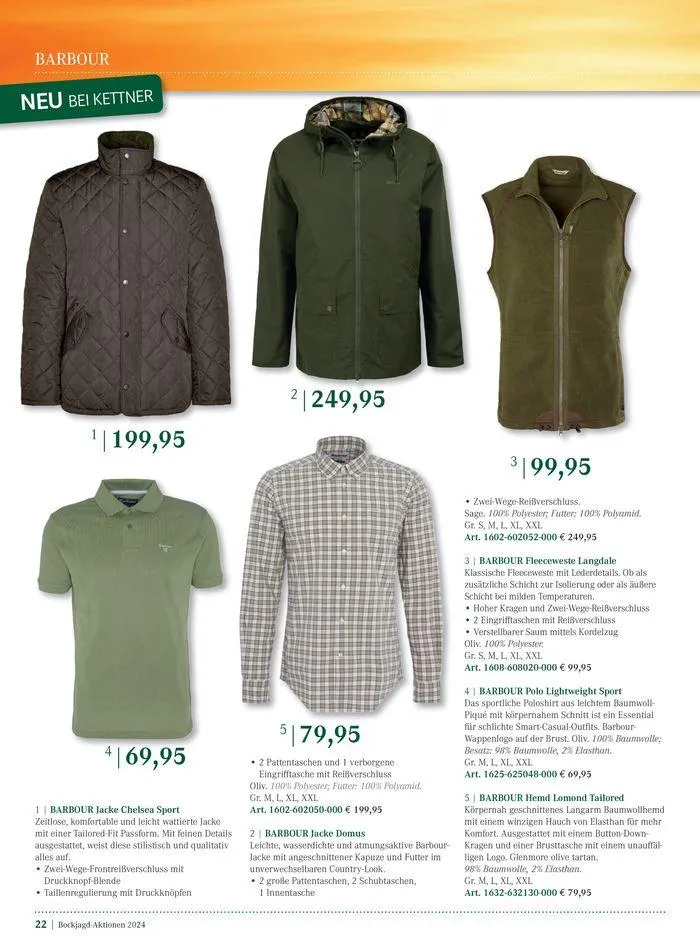 Bock Jagd Aktionen 2024 von 26. Juni bis 31. Dezember 2024 - Flugblätt seite 22