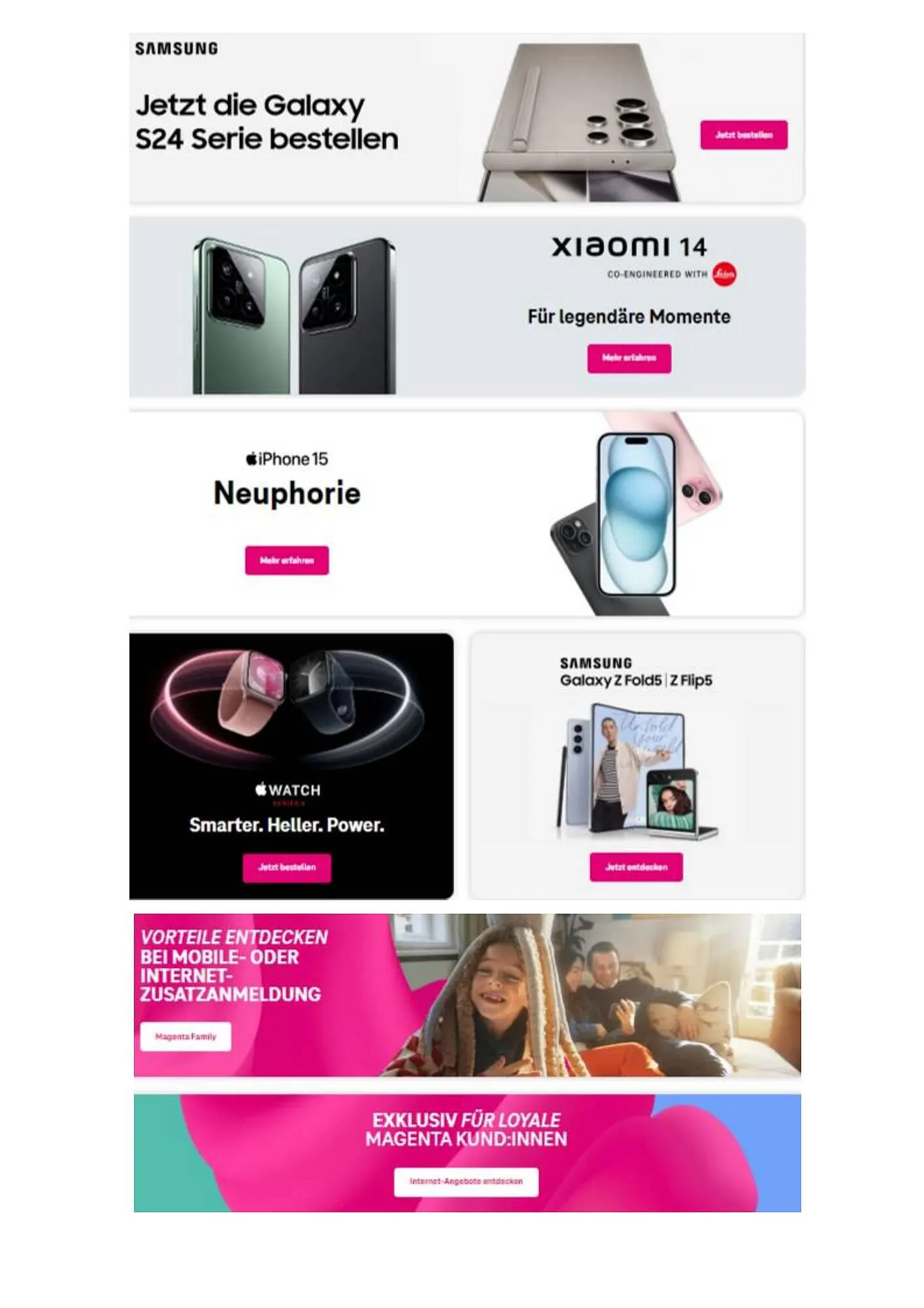 T-Mobile Flugblatt von 4. April bis 10. April 2024 - Flugblätt seite  2