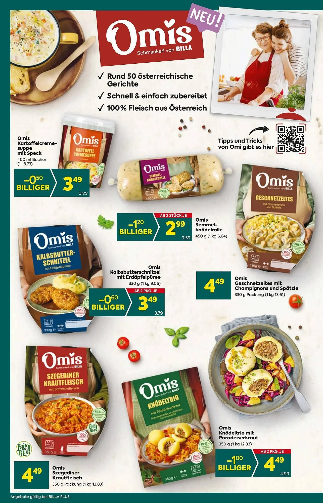 Billa Flugblatt von 30. Oktober bis 6. November 2025 - Flugblätt seite  8